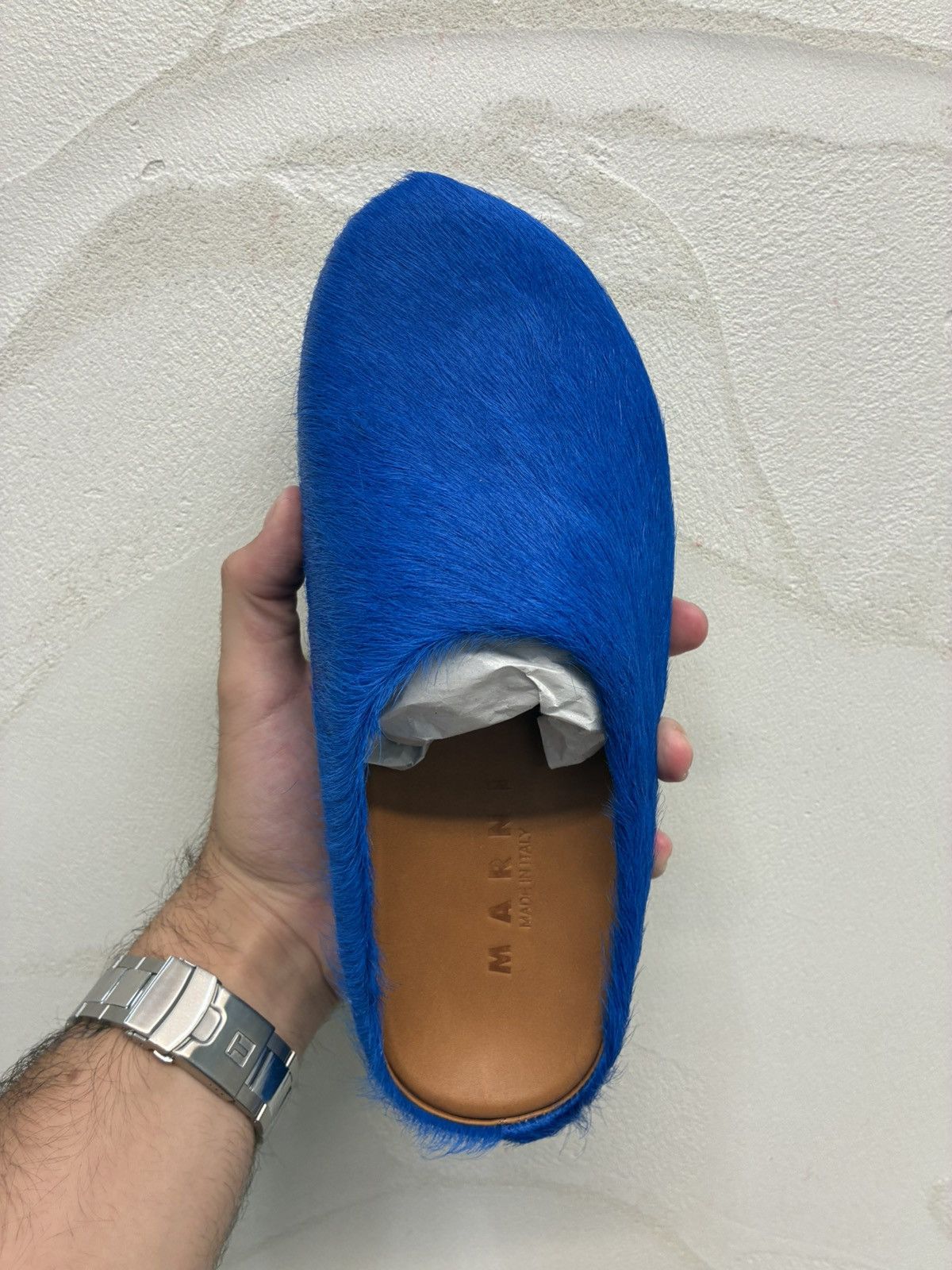 Marni Marni Blue Fussbett Sabot Size US 7.5 / EU 40-41 - 11 Thumbnail