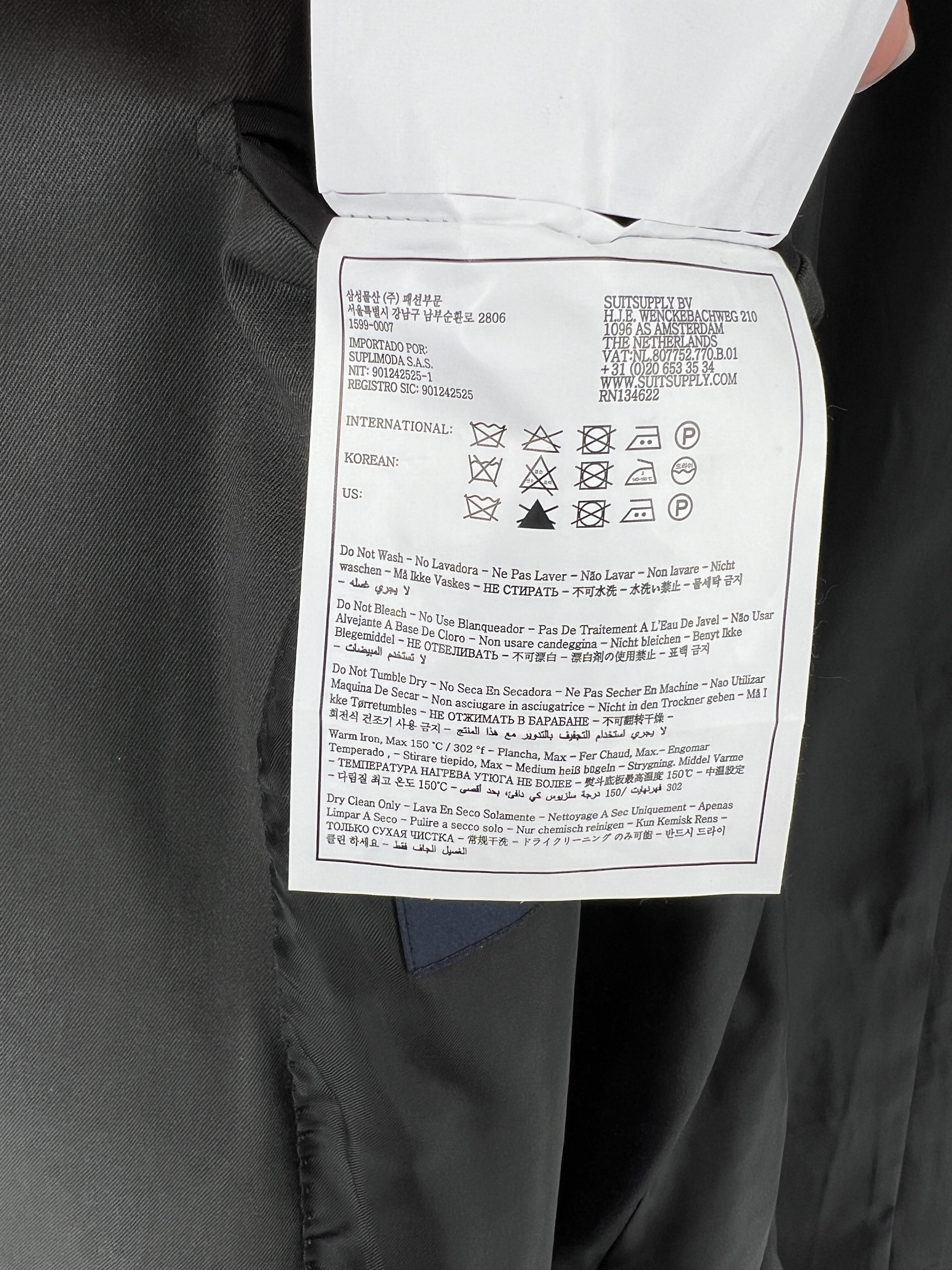 Suitsupply Sienna Wool Formal Blazer Waistcoat Suit EU:58; UK/US:48R Size 48R - 14 Thumbnail