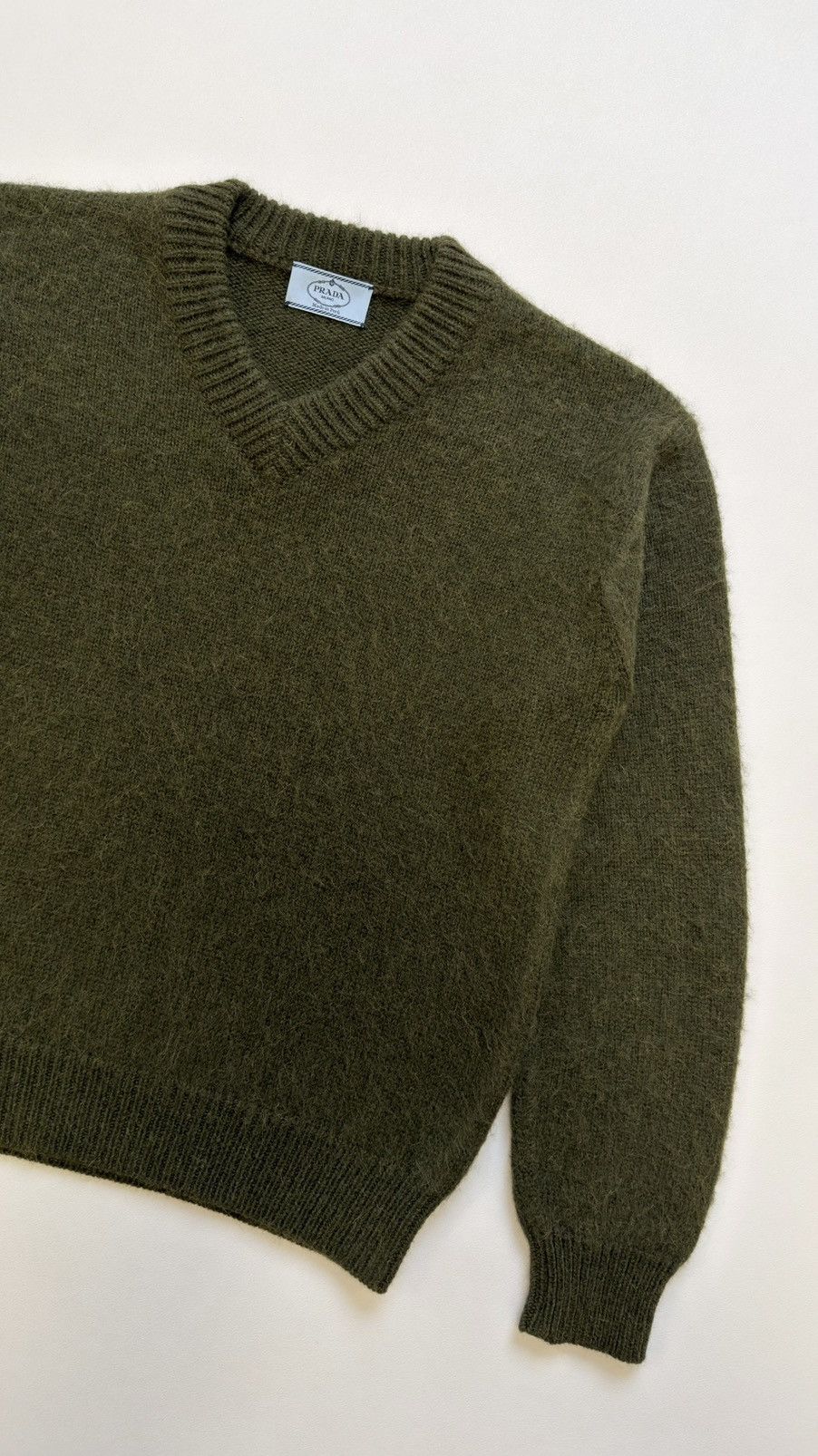 Prada A/W 10 ‘Moss Green’ Alpaca Wool Sweater Size US M / EU 48-50 / 2 - 6 Thumbnail