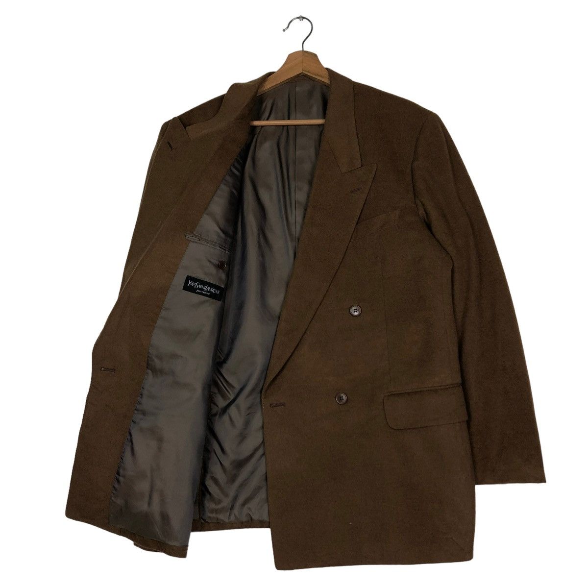 Yves Saint Laurent 🔥VTG CASUAL COATS JACKET YVES SAINT LAURENT DOUBLE BREAST Size US M / EU 48-50 / 2 - 11 Thumbnail