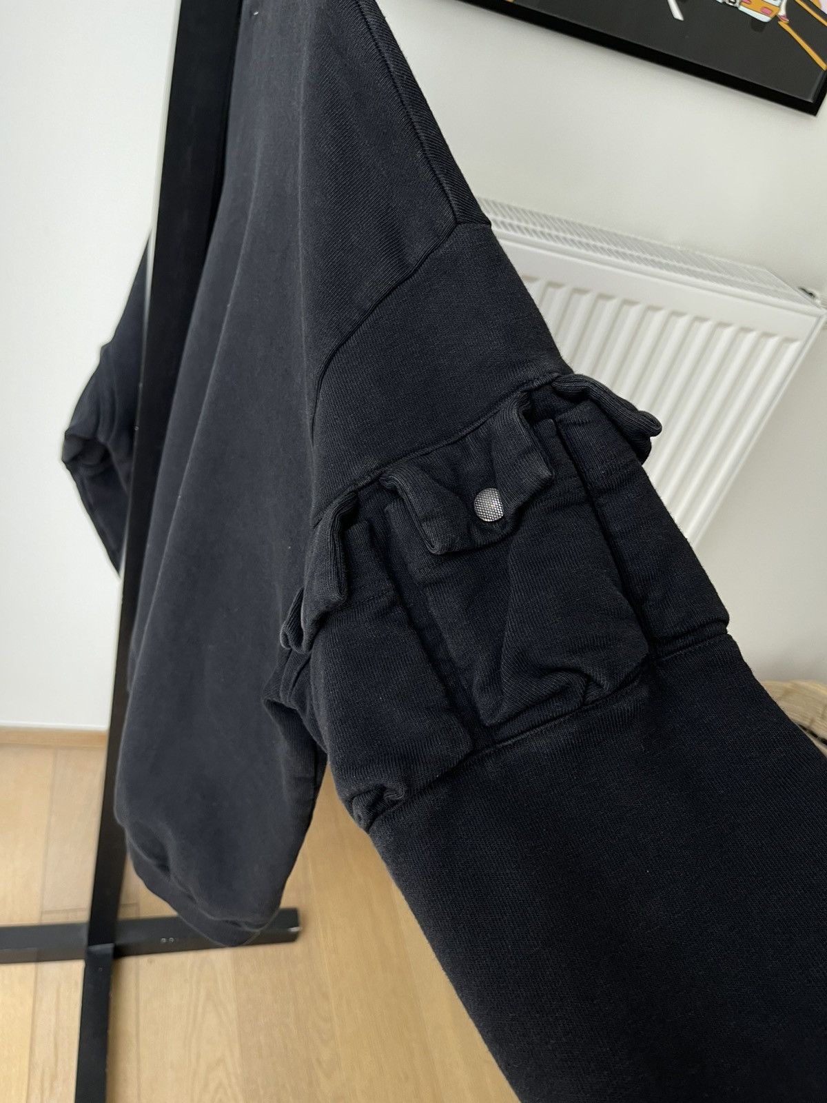Kapital Kapital 2023 8-Pockets Black Washed Utility Sweater Size US L / EU 52-54 / 3 - 12 Thumbnail