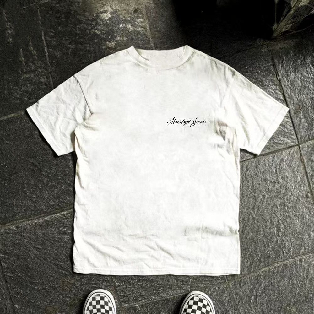 Vintage White casual retro dove print t-shirt Size US M / EU 48-50 / 2 - 2 Thumbnail