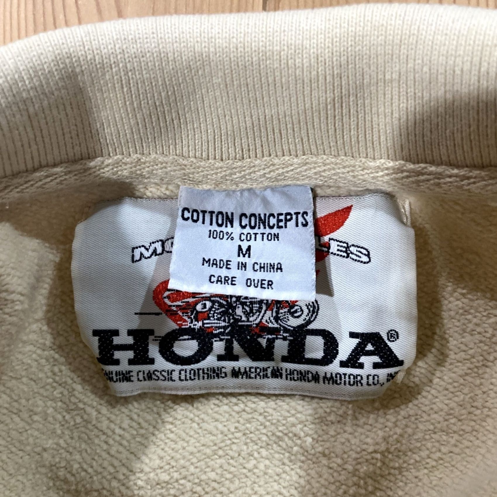 Honda VINTAGE Honda 50th Anniversary Collared Sweatshirt M Men Long Sleeve Pullover Black"} Size US M / EU 48-50 / 2 - 2 Thumbnail