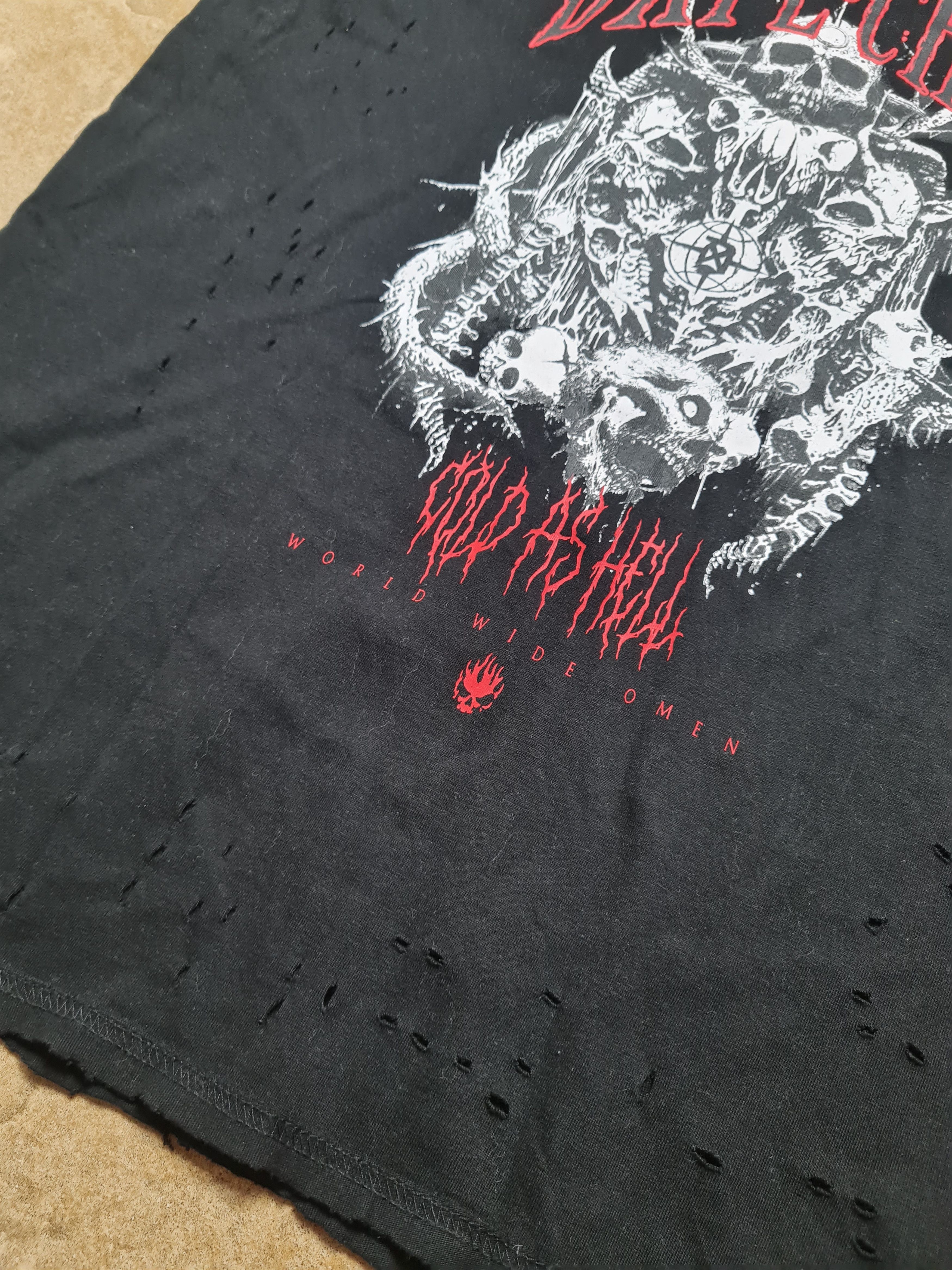 Dxpe Chef Dxpe Chef Distressed Tee Heavy Metal Skull Grunge Punk Goth Size US M / EU 48-50 / 2 - 3 Thumbnail
