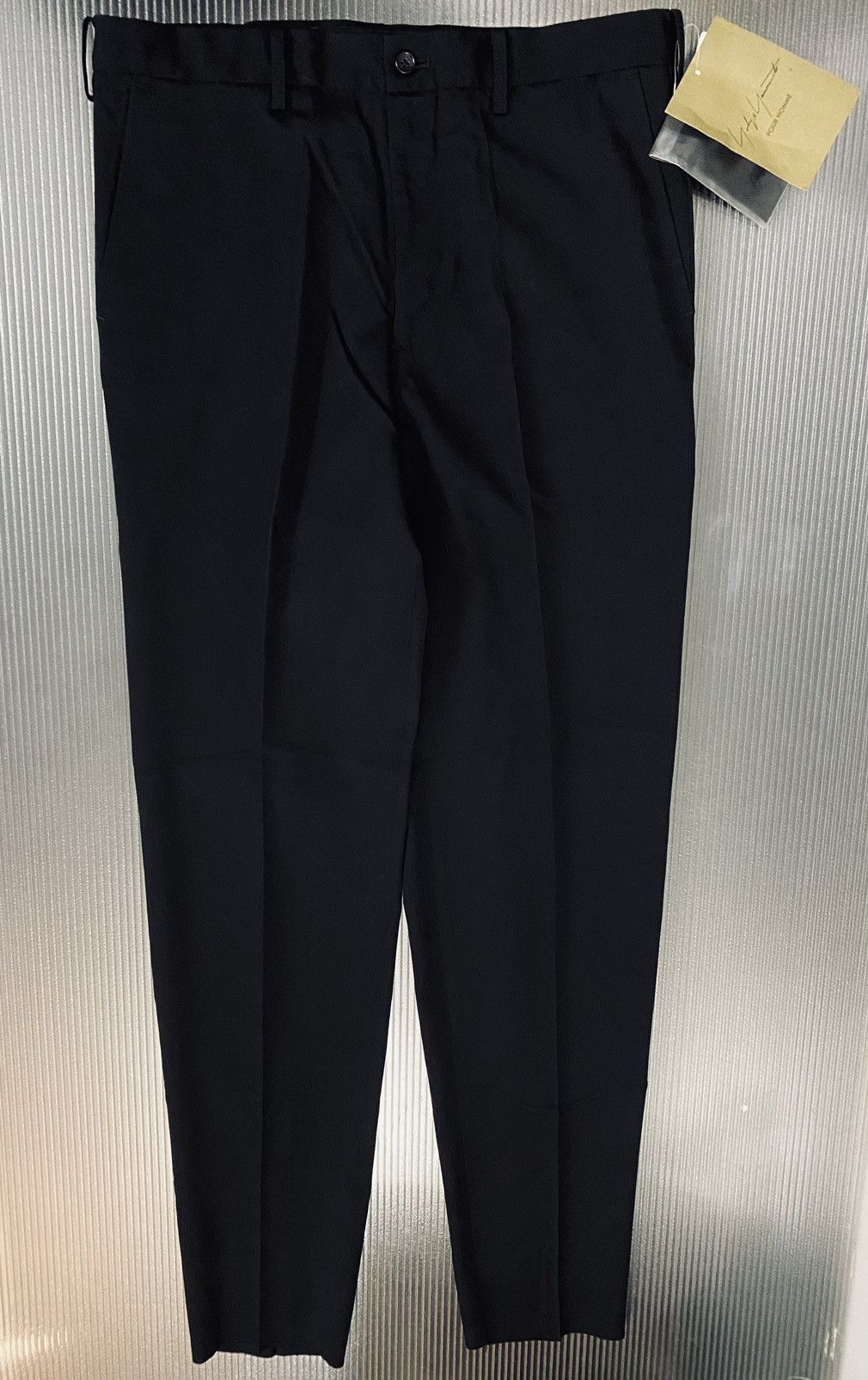Yohji Yamamoto Yohji Yamamoto 🇯🇵 pour homme Nero wool directors slacks 2 NWT Size US 34 / EU 50 - 1 Thumbnail