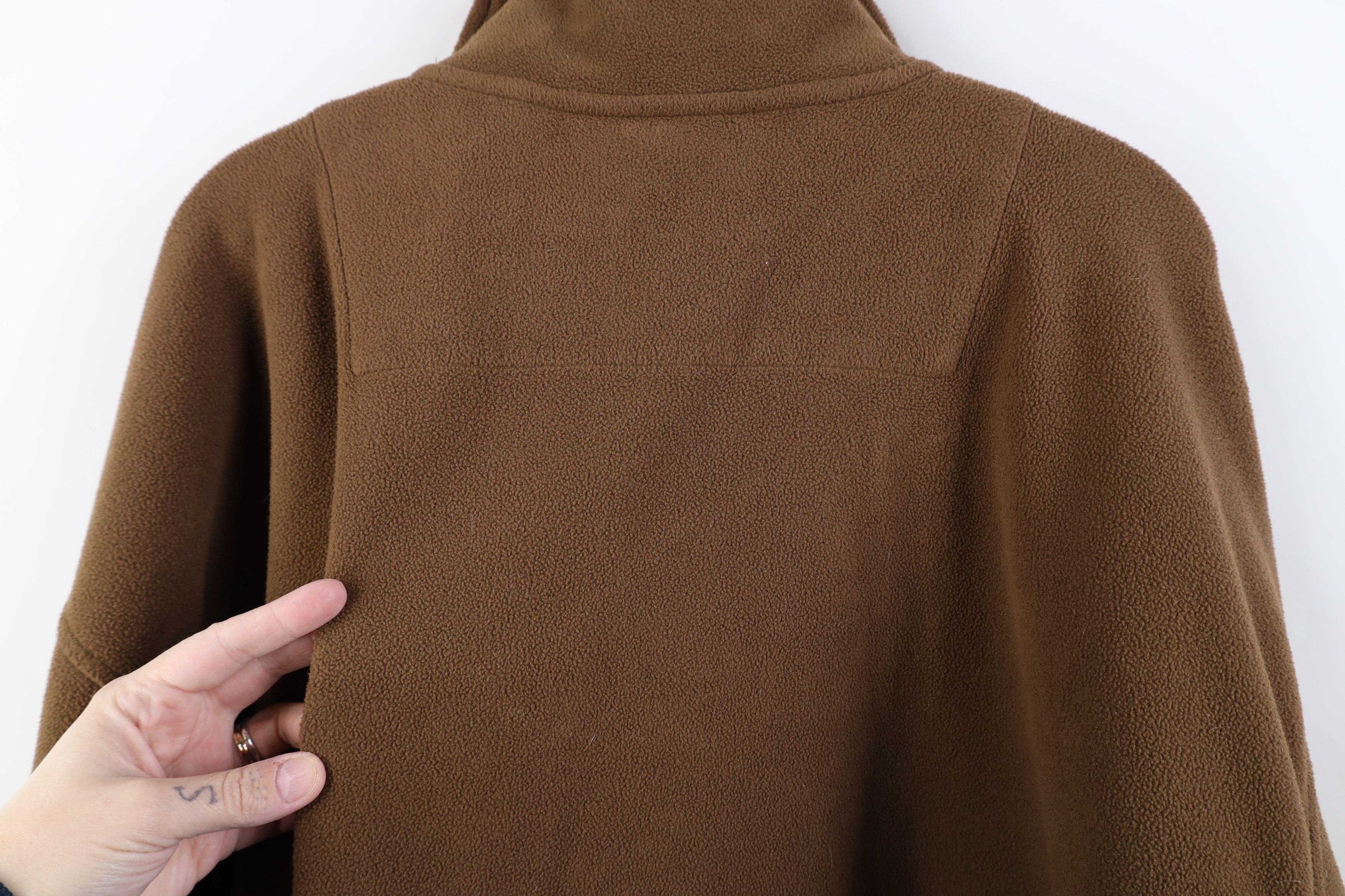 Pro-Keds Vintage 90s Keds Pro Keds Spell Out Fleece Jacket Brown Size 3XL / US 20-22 - 12 Thumbnail