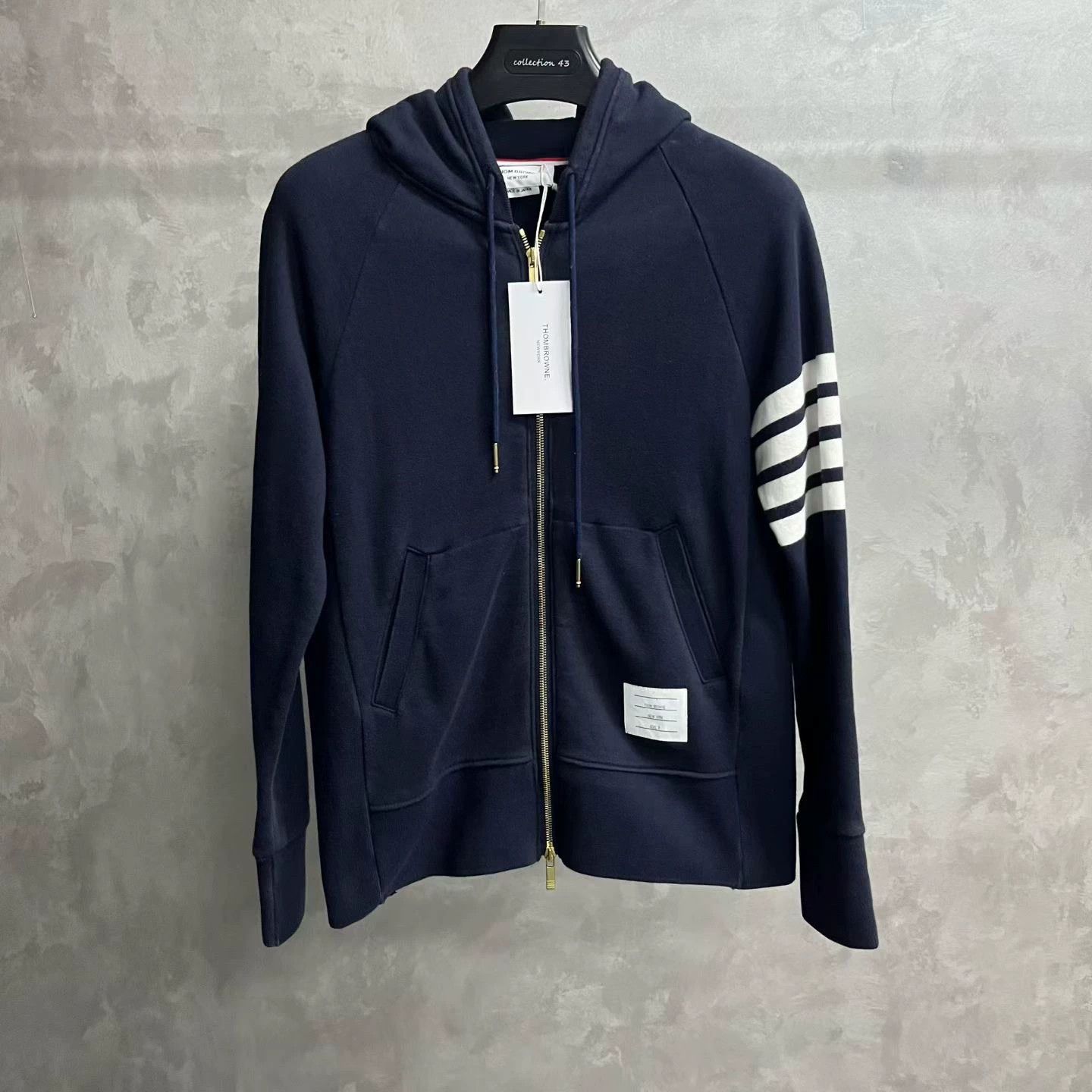 Thom Browne thom browne classic zip hoodie with stripes Size US M / EU 48-50 / 2 - 1 Thumbnail