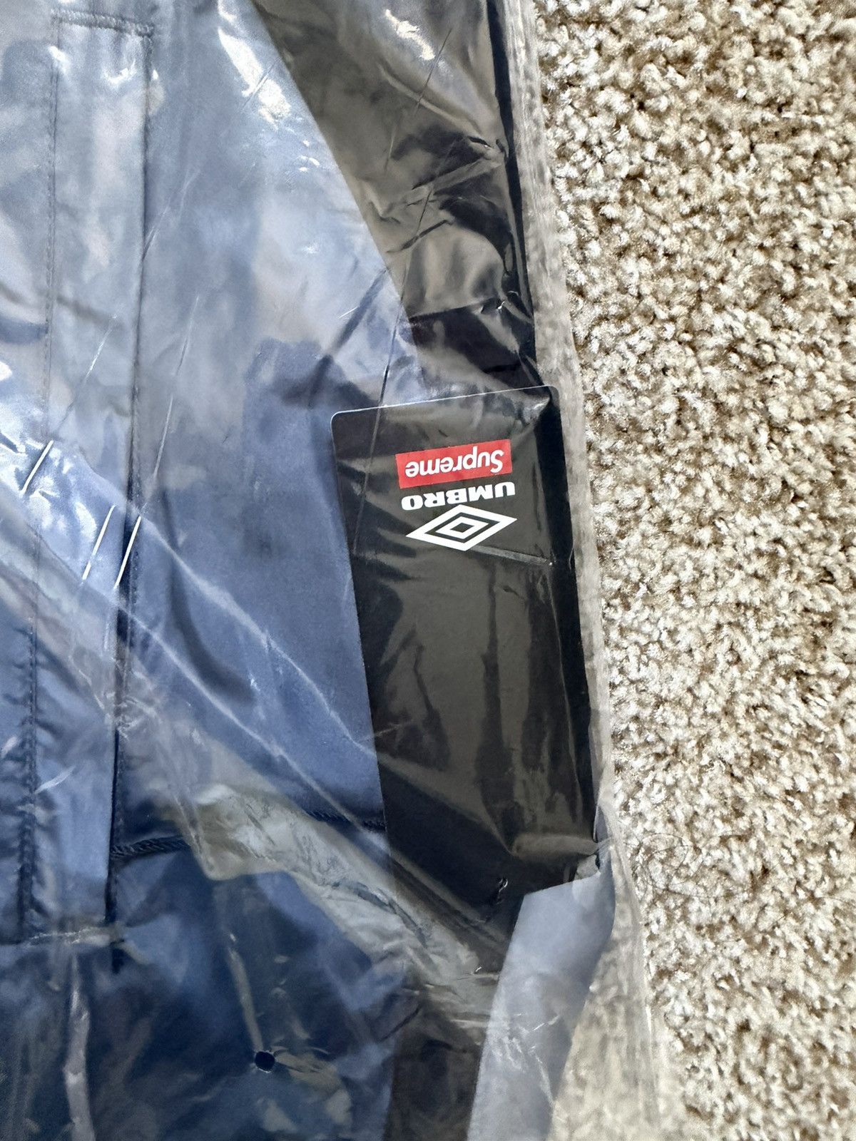 Umbro Supreme x Umbro Gradient Track Jacket Black Size XL Size US XL / EU 56 / 4 - 5 Thumbnail