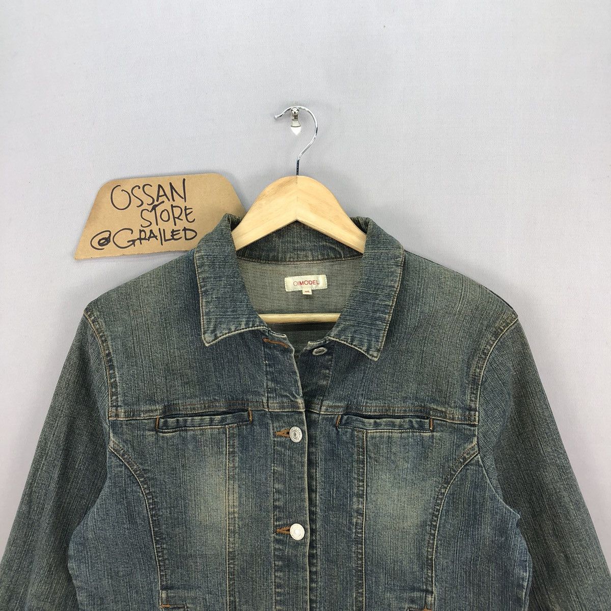 Japanese Brand Vintage Japanese Brand OiModel Denim Jacket Size S / US 4 / IT 40 - 4 Thumbnail