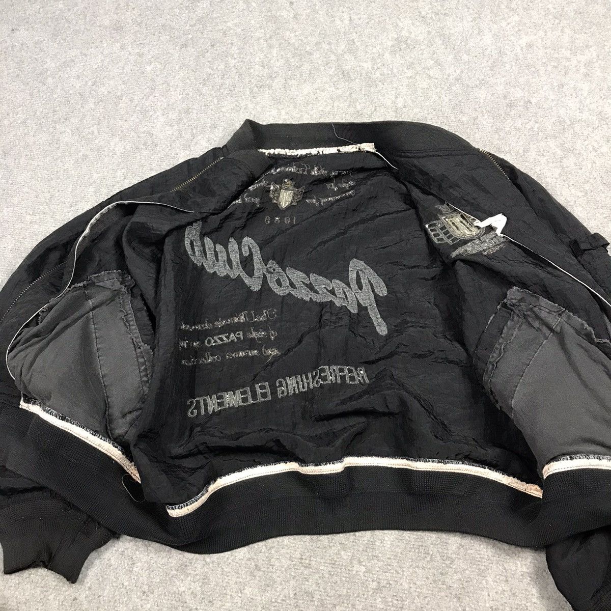 Japanese Brand PAZZO CLUB JAPANESE EMBROIDERY LOGO MA-1 STYLE JACKET Size US M / EU 48-50 / 2 - 11 Thumbnail