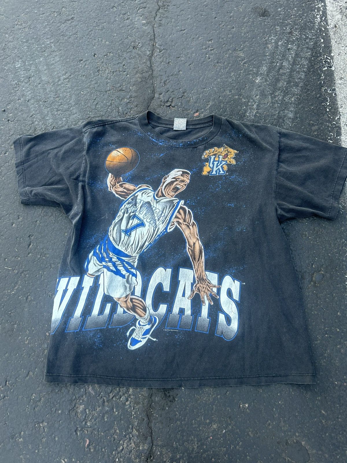Vintage 1990s Kentucky Wildcats American Thunder Size US XXL / EU 58 / 5 - 1 Thumbnail