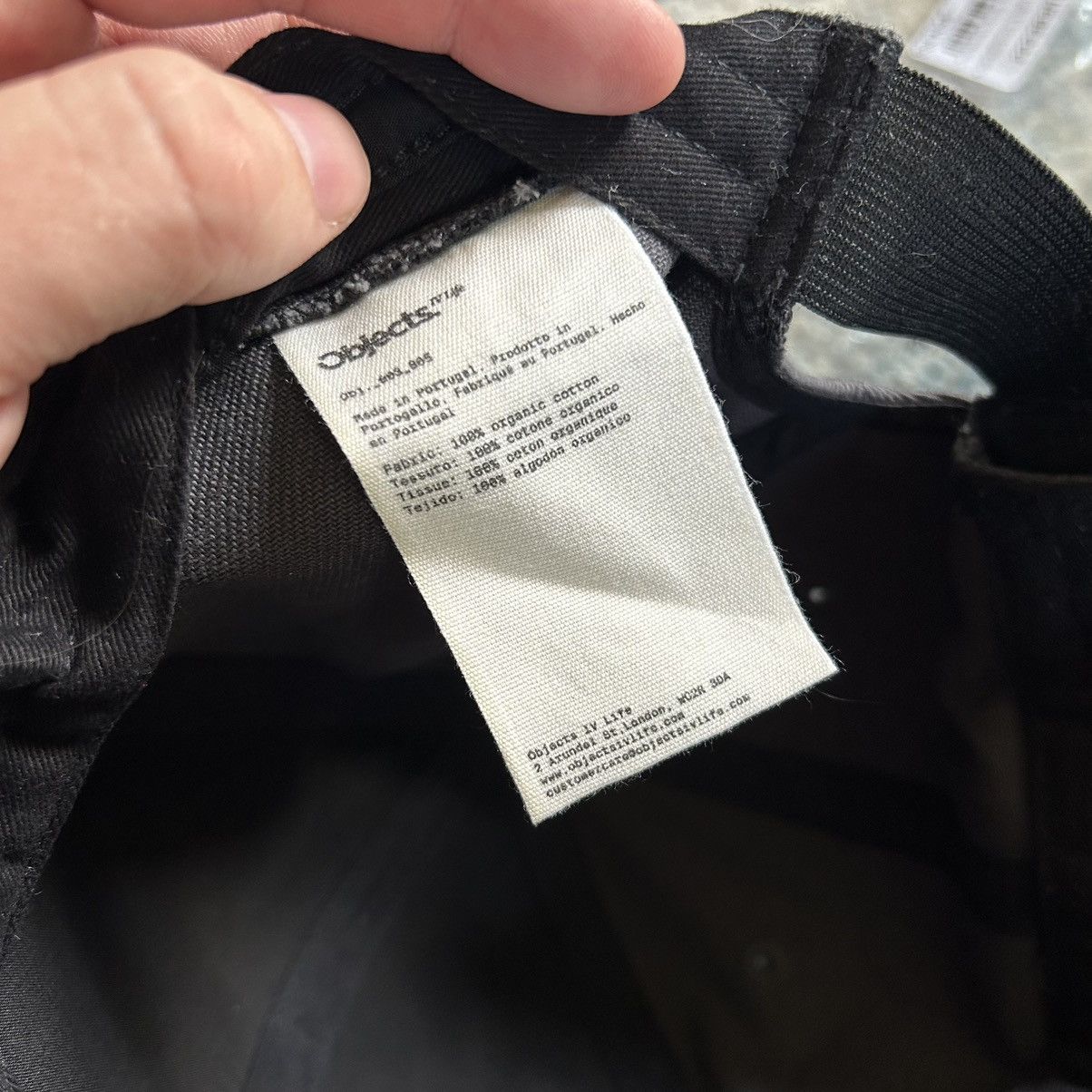 Objects IV Life OBJECTS iV LiFE OBJ._003_805 ASYMMETRiC BUCKLE BASEBALL CAP Size ONE SIZE - 11 Thumbnail