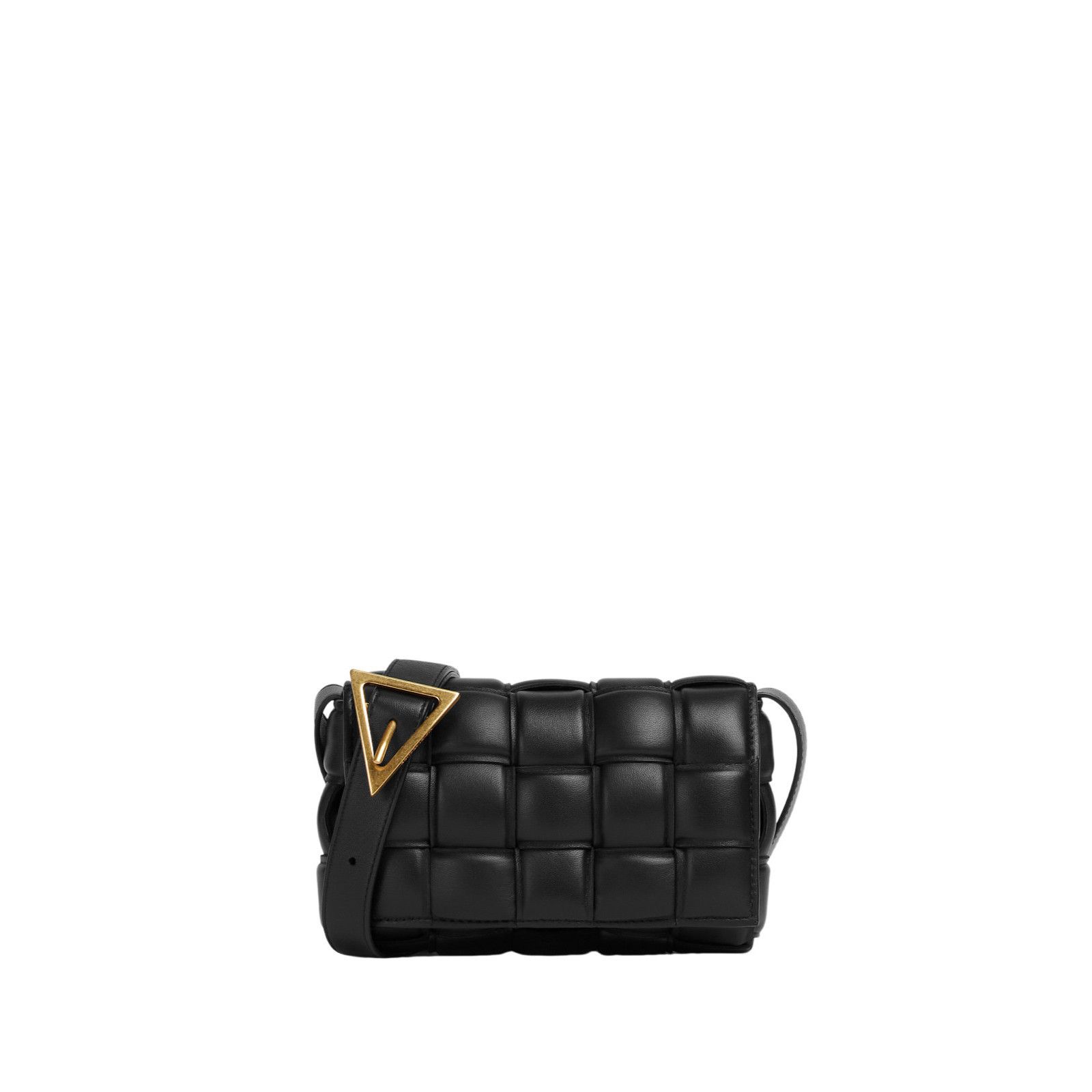 Bottega Veneta Padded Cassette Small $3900 Black Leather Cro