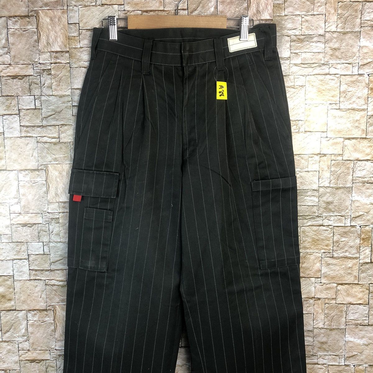 Coca Cola Coca Cola Black Stripe Cargo Multipocket Pants #A88 Size US 31 - 2 Thumbnail