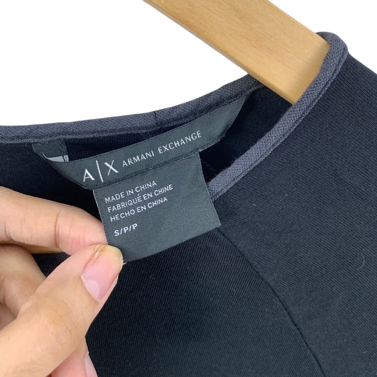 Armani Exchange Vintage ARMANI EXCHANGE ITALY Slim Fit Minimalist Design Size S / US 4 / IT 40 - 6 Thumbnail