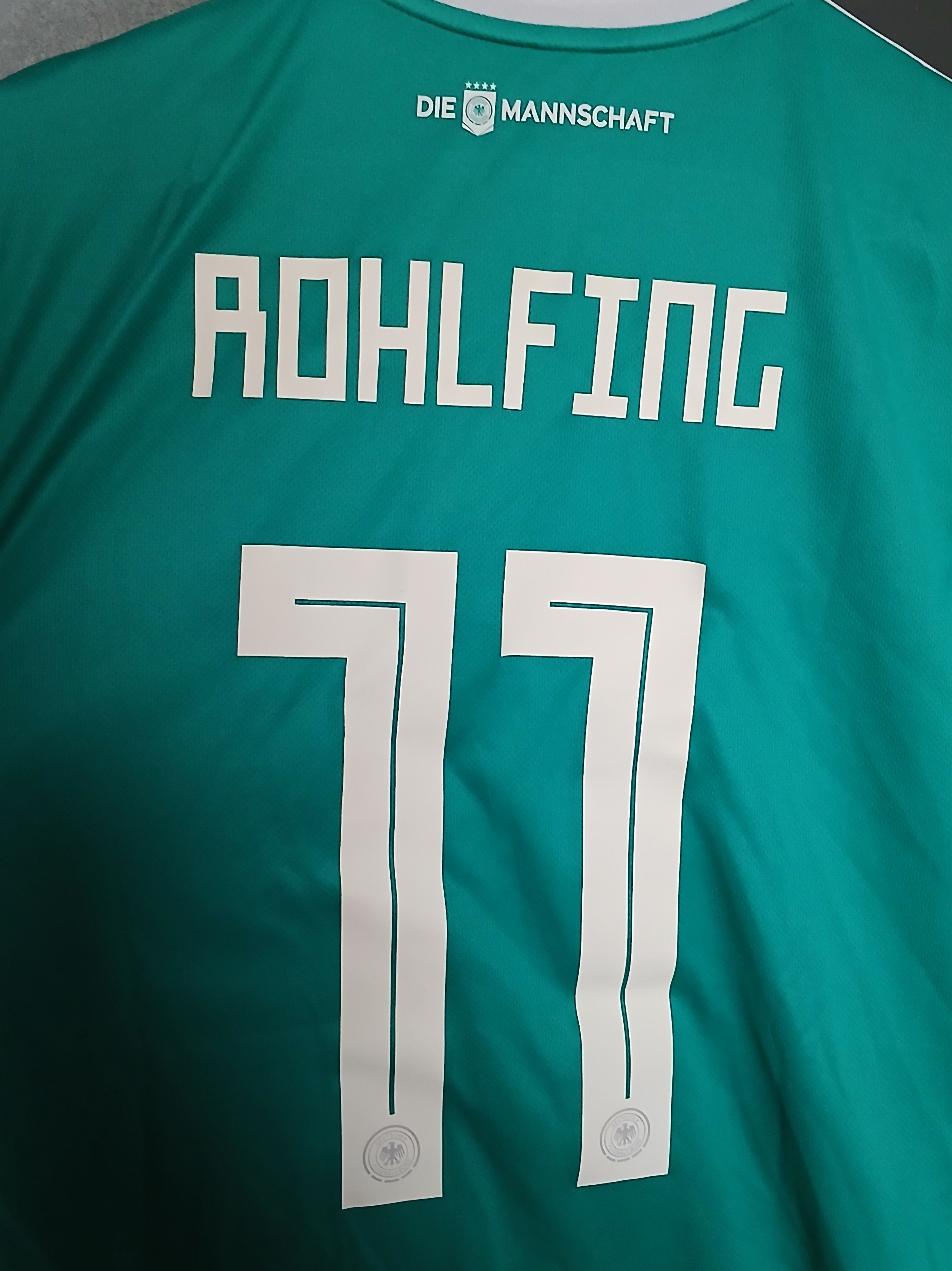 Adidas New Germany National Football Team 18/19 Away Jersey T-Shirt Size US L / EU 52-54 / 3 - 4 Thumbnail