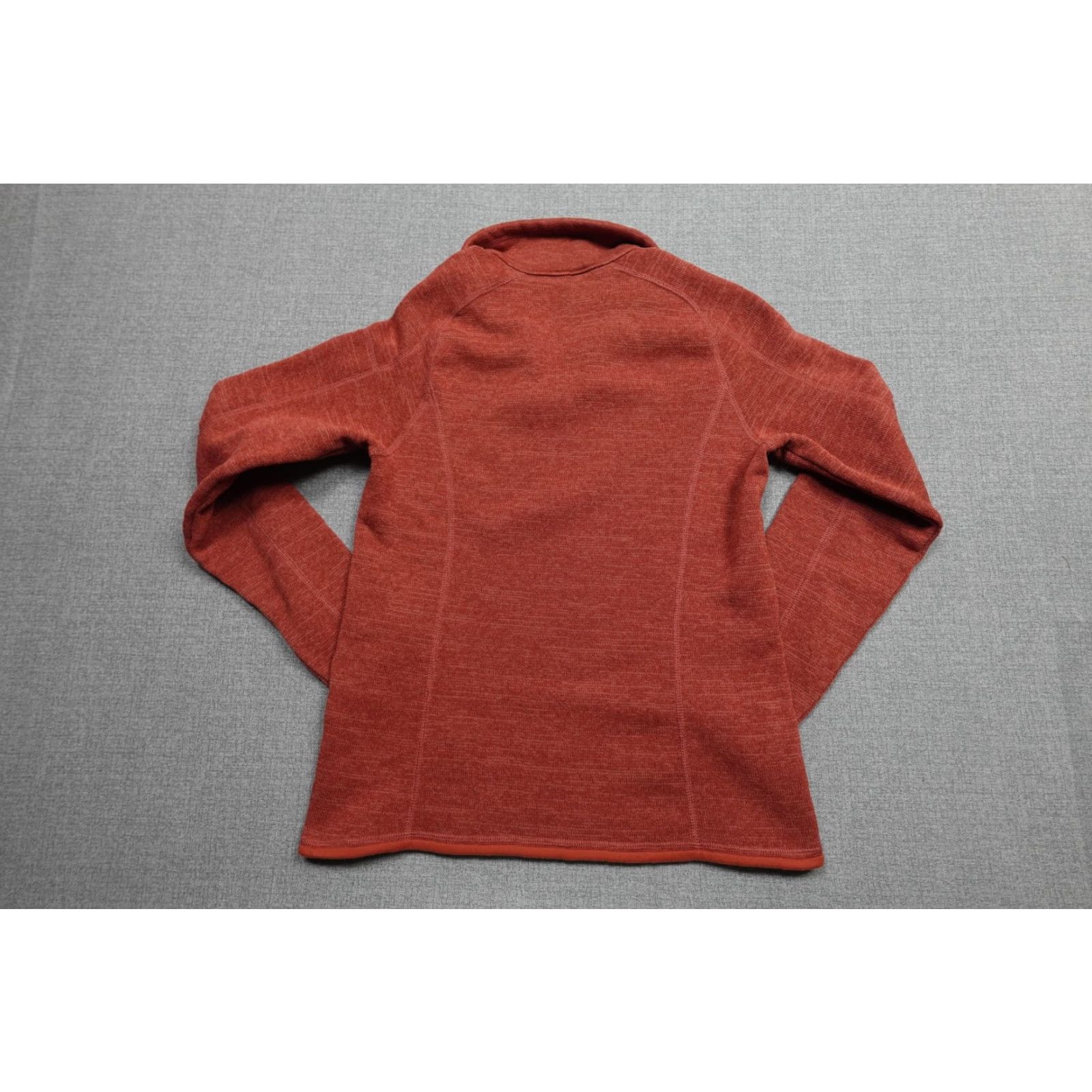 Patagonia Patagonia Womens Small Orange 1/4 Zip Fleece Pullover Better Sweater Mock Neck Raglan Sleeve Size S / US 4 / IT 40 - 3 Thumbnail