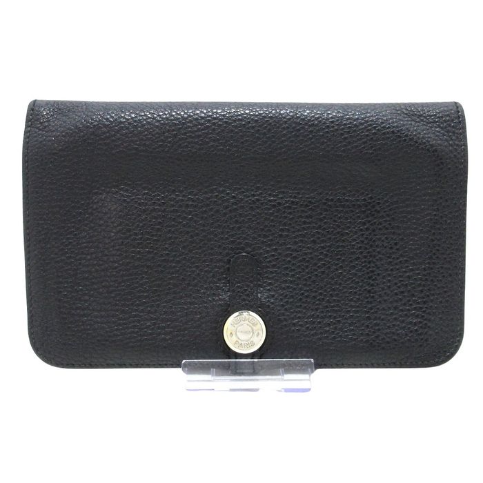 HM DOGON WALLET 20 ORANGE GRAINED CALFSKIN