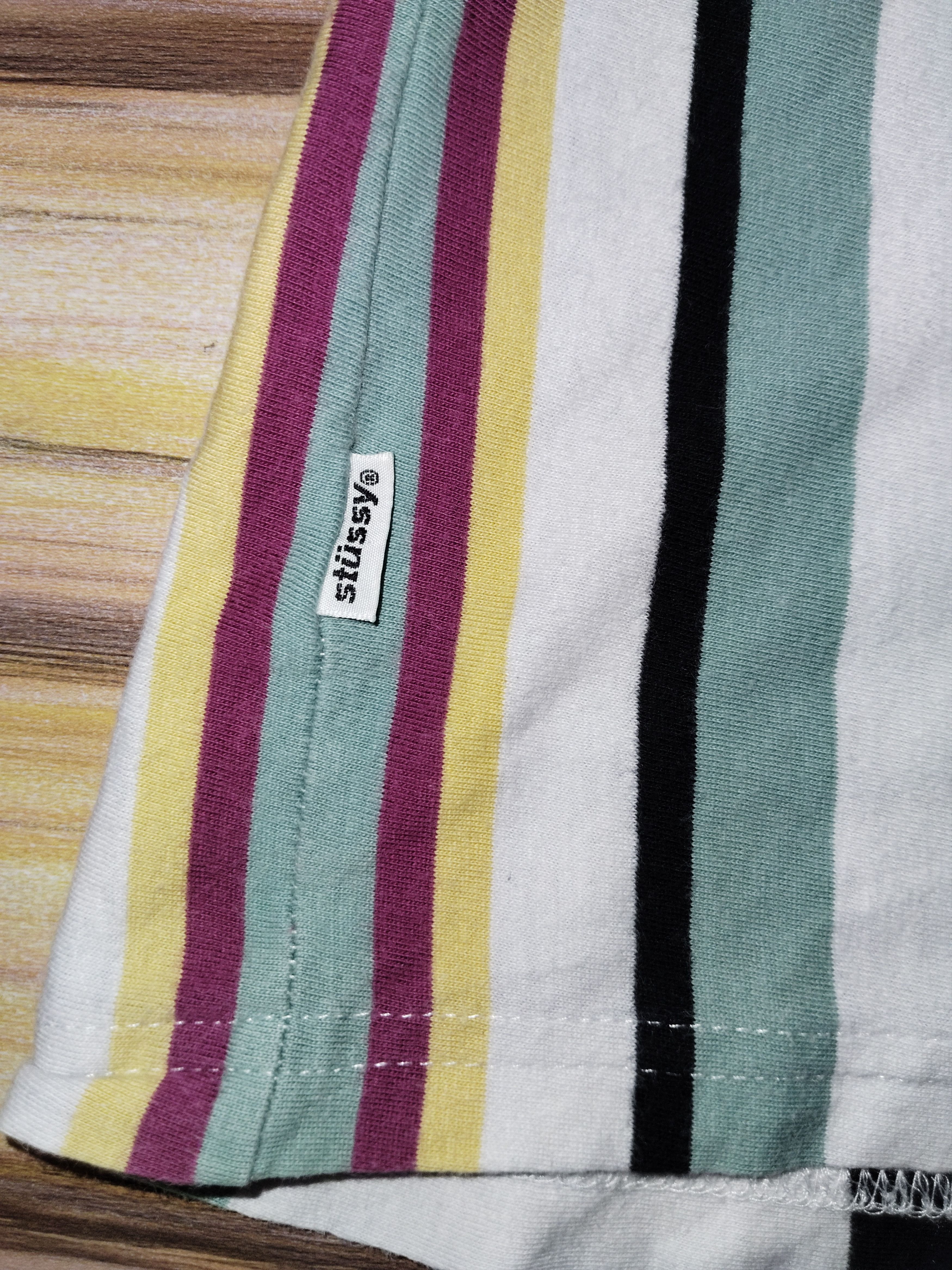 Stussy STUSSY Stripes Tee Size US L / EU 52-54 / 3 - 5 Thumbnail