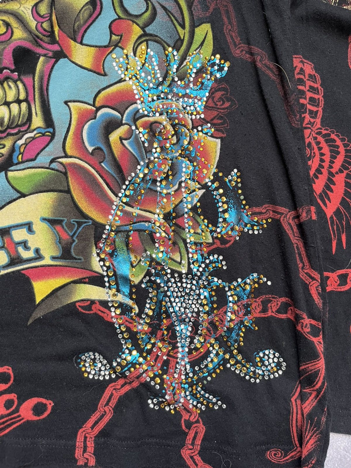 Christian Audigier Christian Audigier Y2K Vintage Long Sleeve Shirt (ed hardy) Size US XL / EU 56 / 4 - 5 Thumbnail