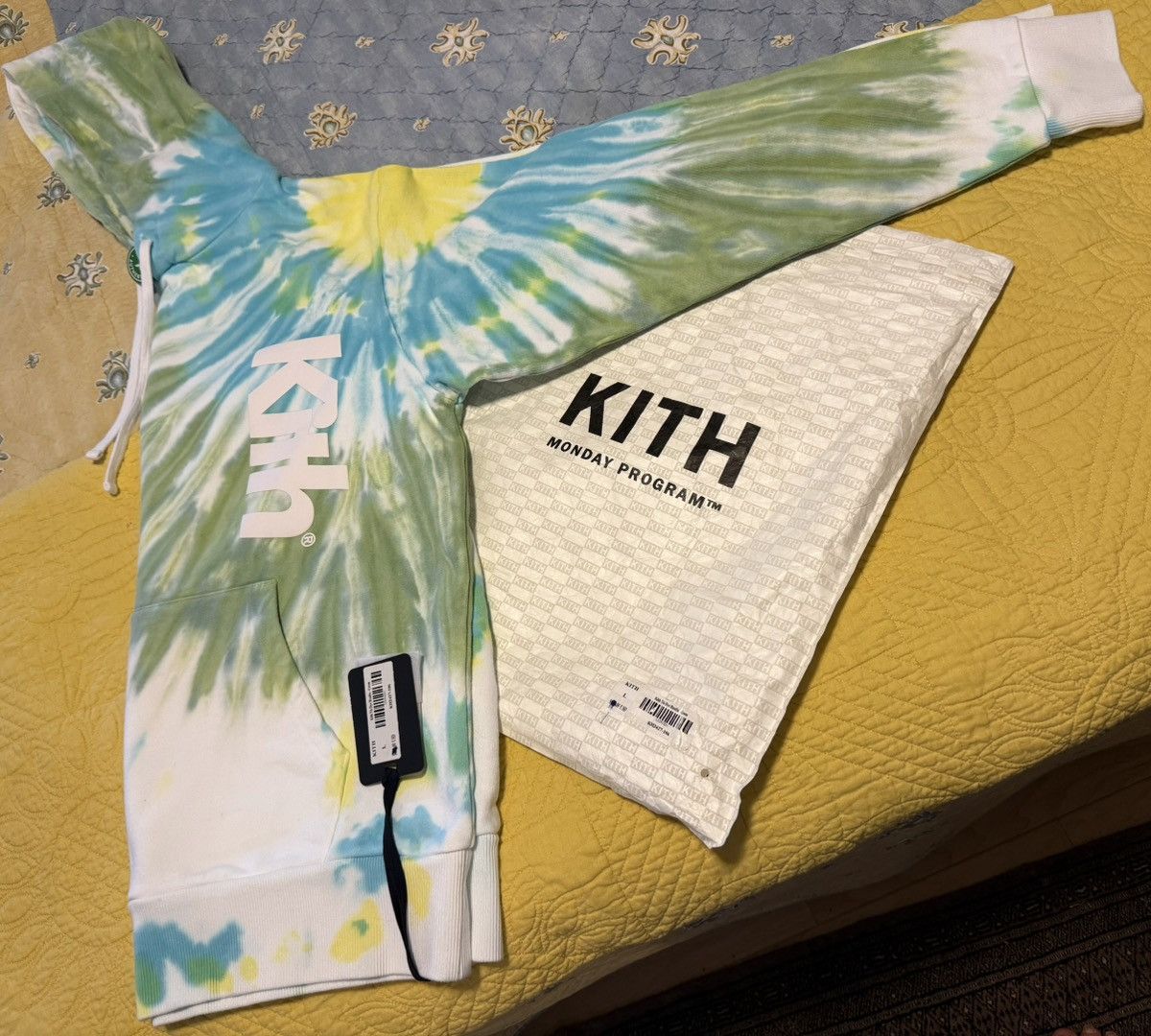 Kith Kith Tie Dye Hoodie - Brand New w/ Bag & Tags! - Men’s Large Size US L / EU 52-54 / 3 - 18 Thumbnail