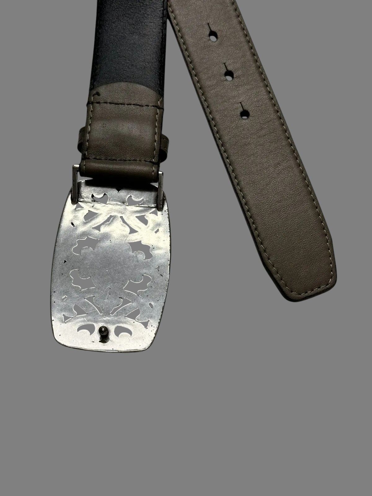Beauty Beast Brown Leather Belt Minimal Everyday Classic Vintage Style Size ONE SIZE - 9 Thumbnail