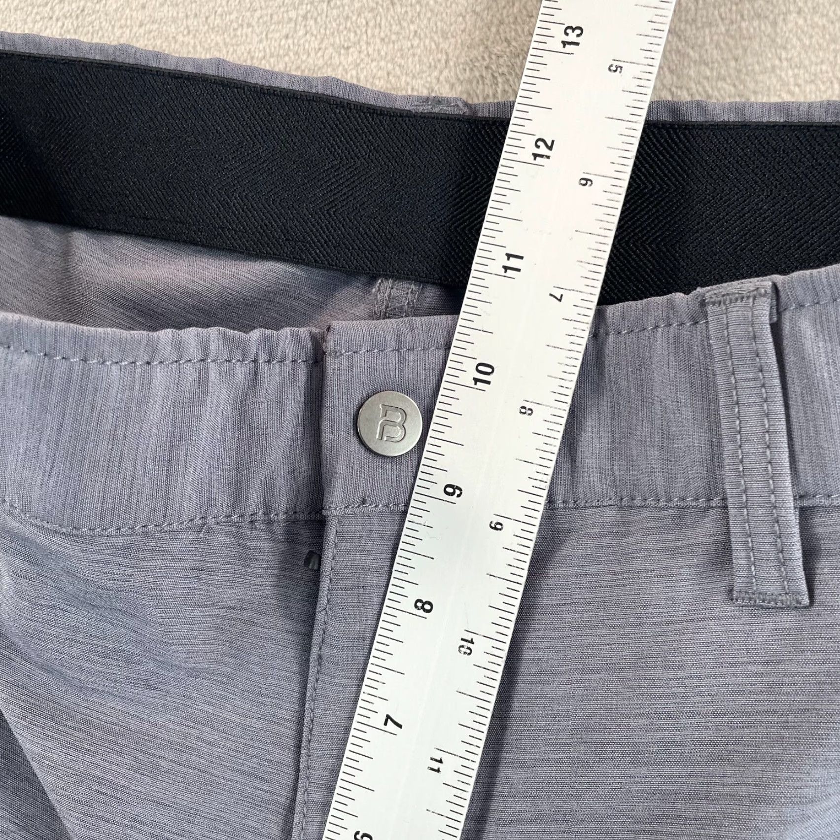 Vintage BYLT Kinetic Pants Men 30x30 Grey Performance Stretch Tapered Golf Tapered Fit Size US 30 / EU 46 - 7 Thumbnail