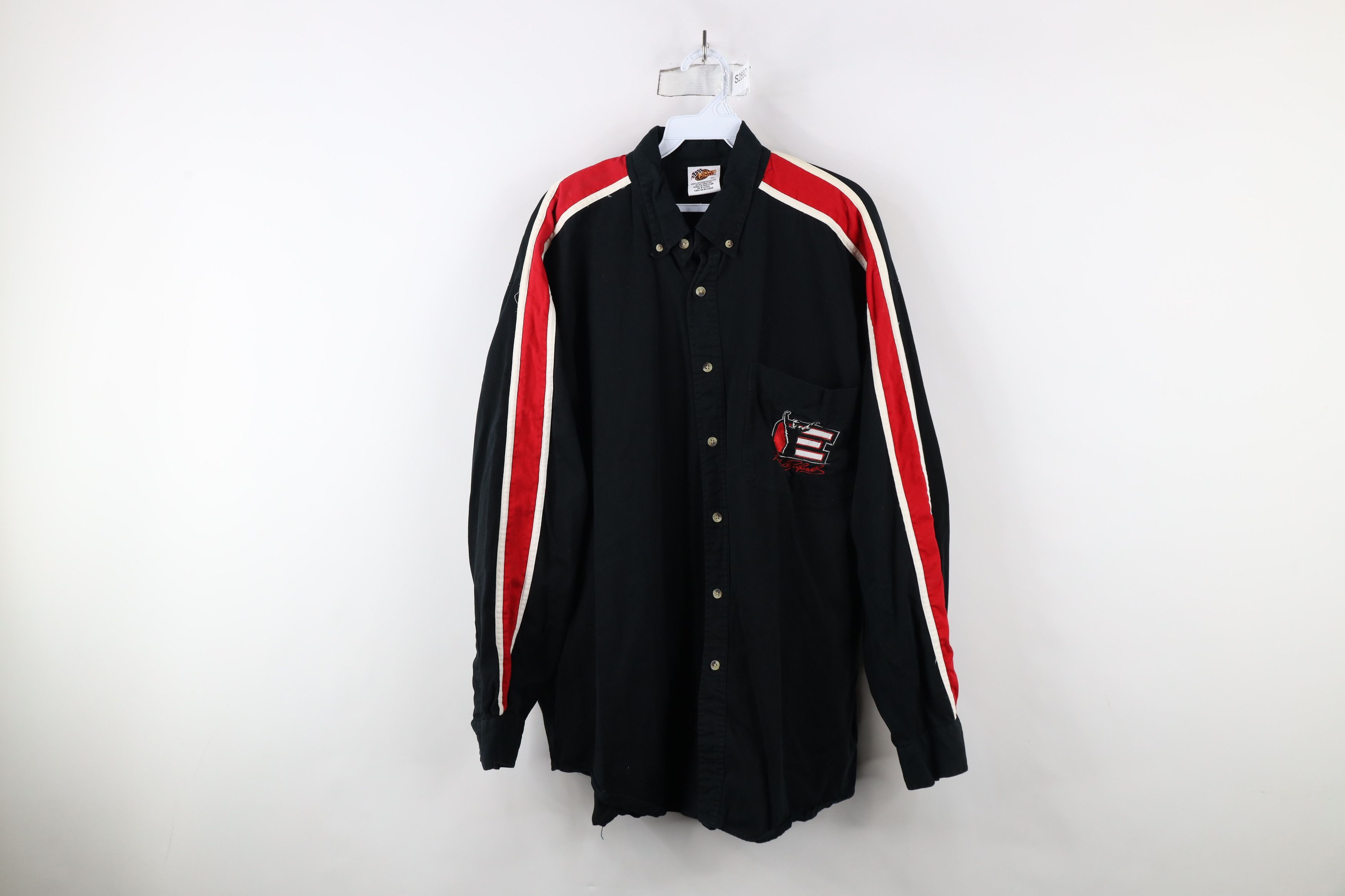 Vintage Vintage 90s NASCAR Earnhardt Racing Button Down Shirt Black Size US XXL / EU 58 / 5 - 1 Thumbnail