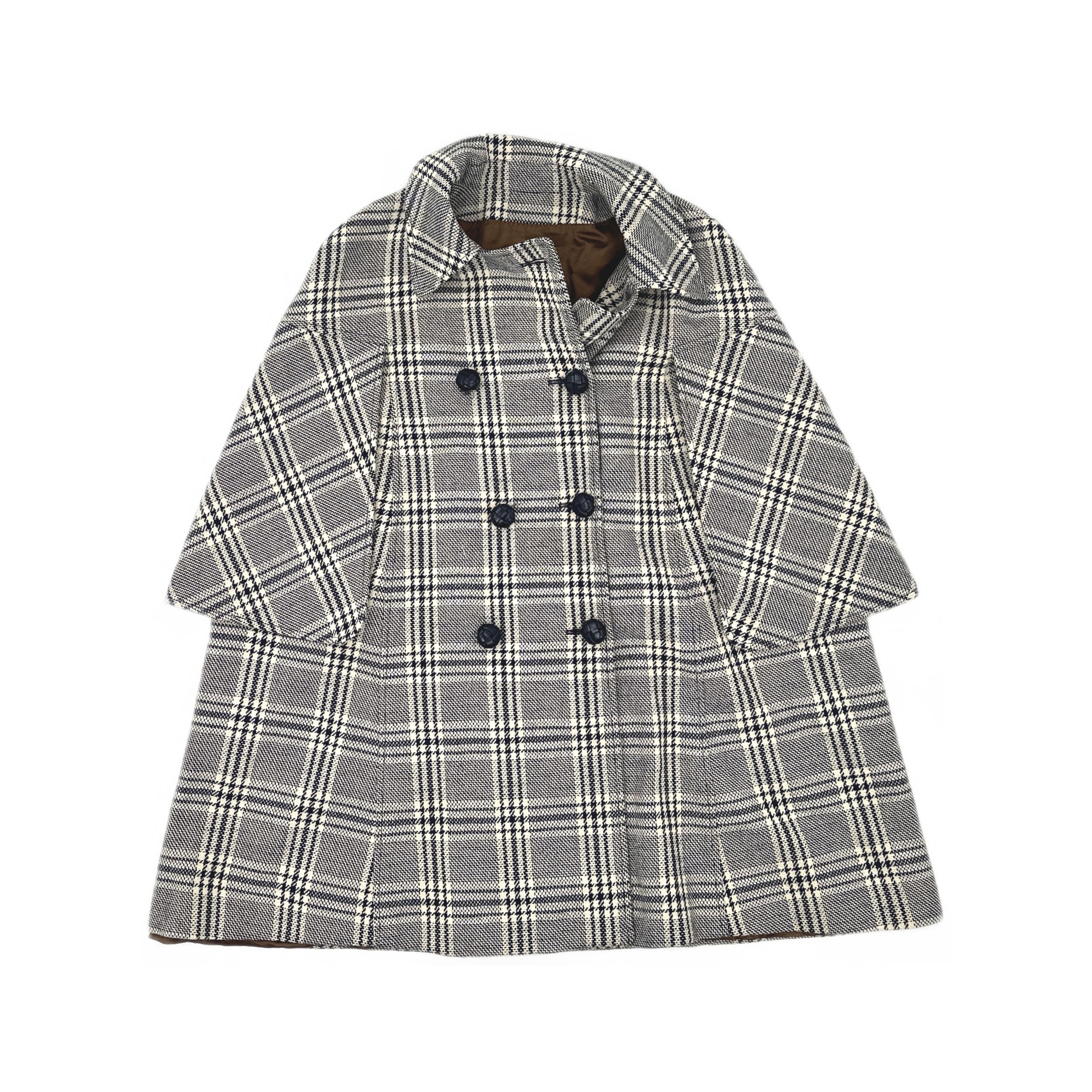 Gucci Gucci Plaid Wool Cape Coat Size 42 Size M / US 6-8 / IT 42-44 - 1 Thumbnail