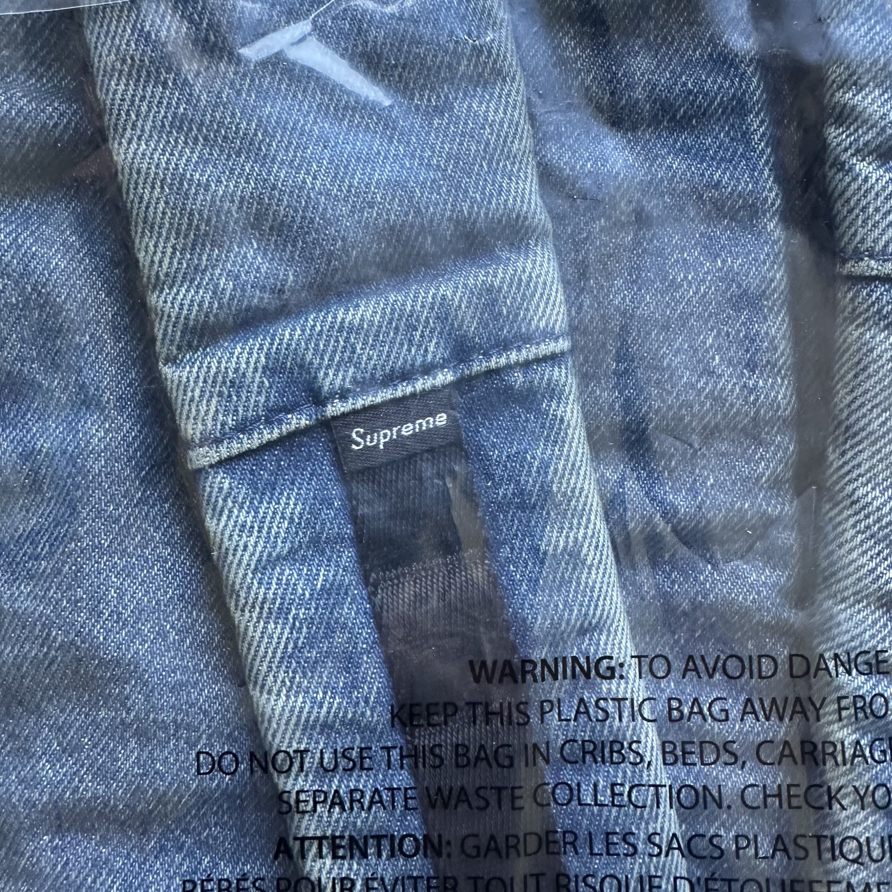 Supreme SUPREME FW25 'Washed Indigo' DENIM BACKPACK OS Size ONE SIZE - 14 Thumbnail