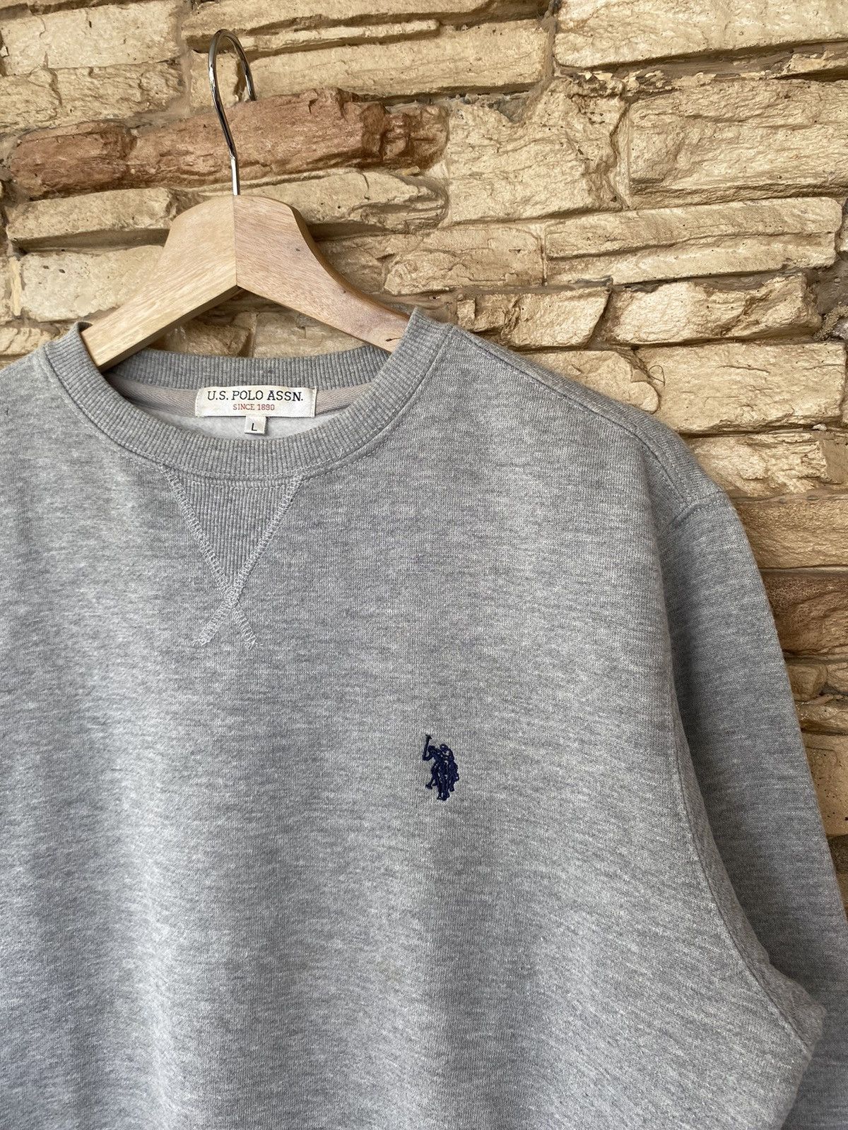 U.S. Polo Assn. Vintage Polo Sweatshirt Size US L / EU 52-54 / 3 - 6 Thumbnail