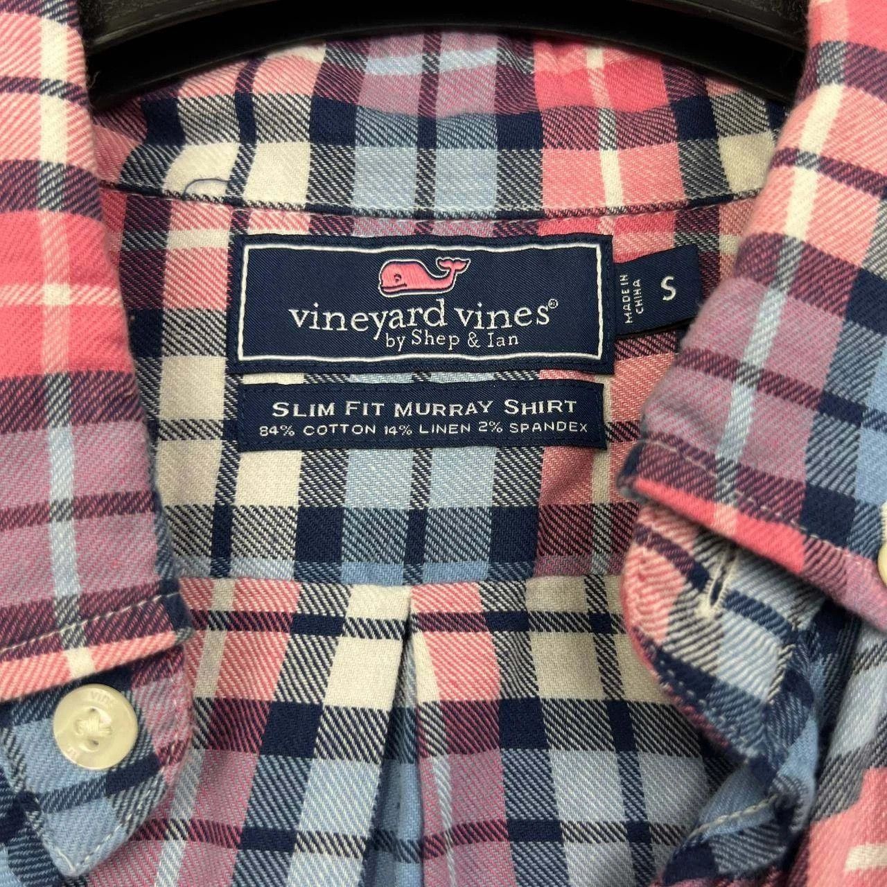 Vineyard Vines Vineyard Vines Button Down Flannel Plaid Cotton Linen S Size US S / EU 44-46 / 1 - 3 Thumbnail