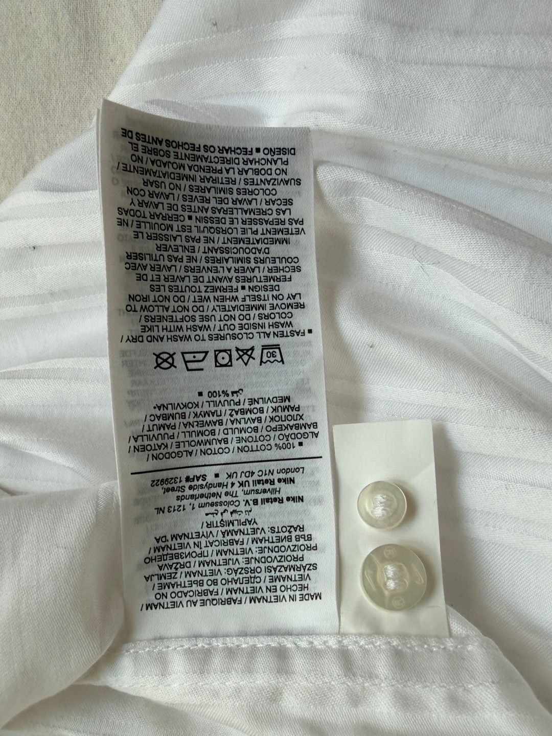 Martine Rose × Nike NIKE X MARTINE ROSE DRESS SHIRT Nikelab Acne Prada Size US XL / EU 56 / 4 - 14 Thumbnail