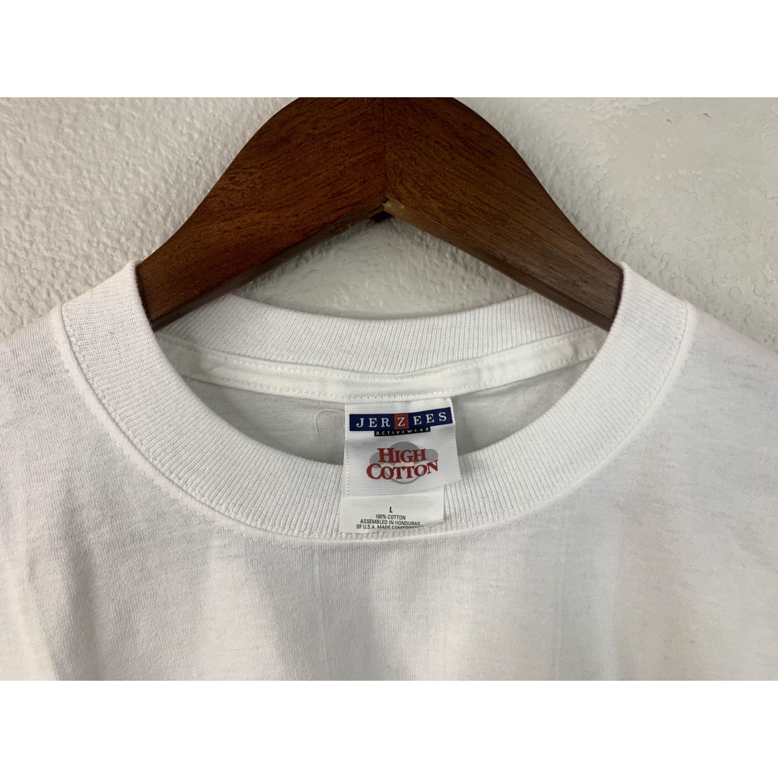 Jerzees Vintage Promo Shirt Anaheim California White Large Tee Size US L / EU 52-54 / 3 - 6 Thumbnail