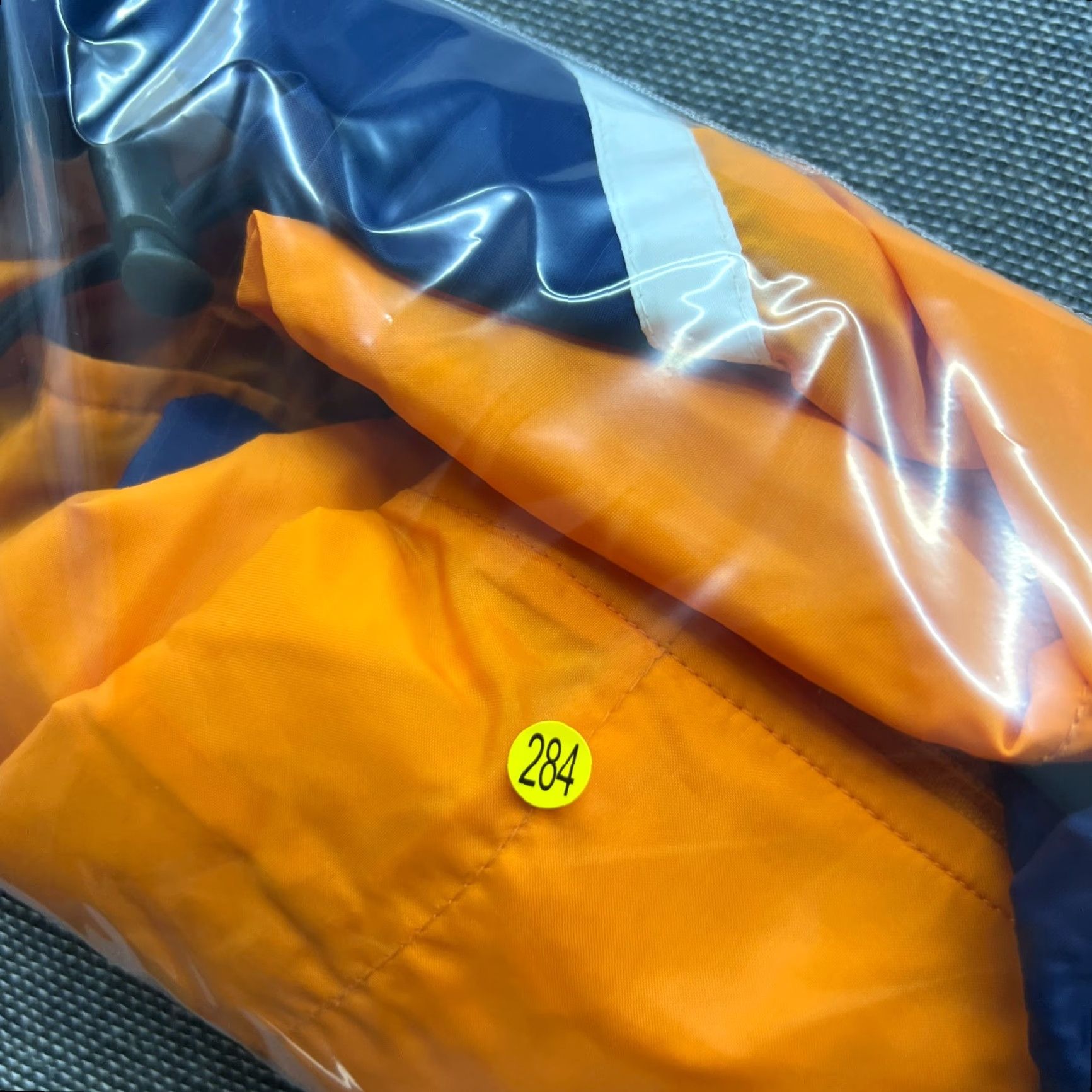 Nike Nike Windbreaker Jacket Mens M Central Swoosh Orange Blue Lightweight (2009) Size US M / EU 48-50 / 2 - 2 Thumbnail