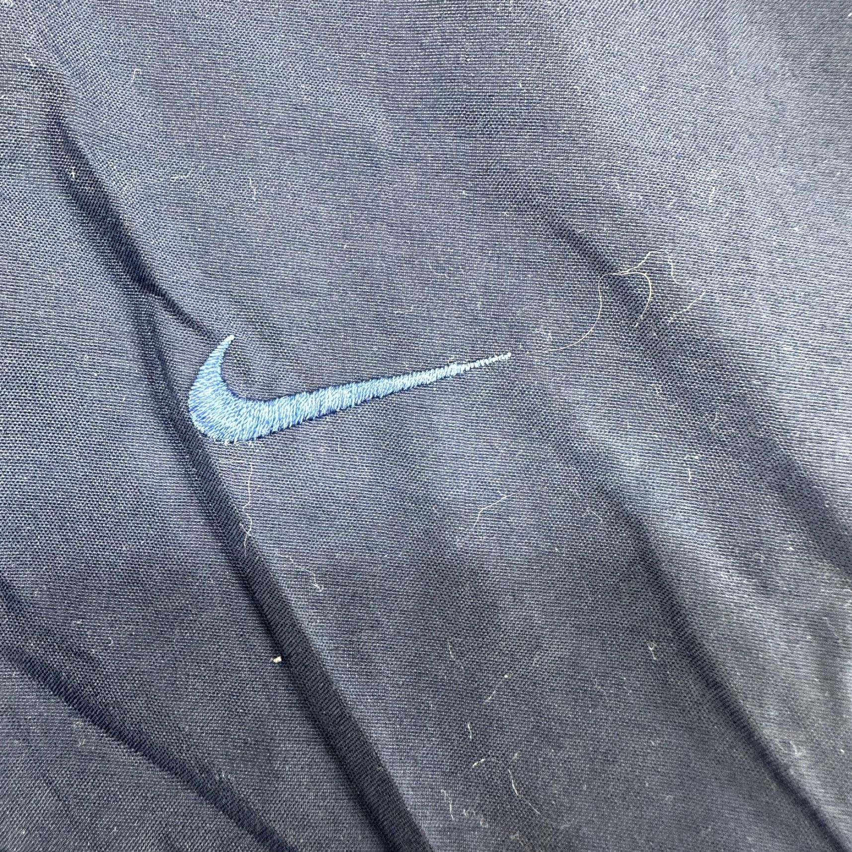 Nike VINTAGE Nike Windbreaker Jacket Men 2XL Blue Navy Full Zip Swoosh Logo Nylon Size US XXL / EU 58 / 5 - 7 Thumbnail