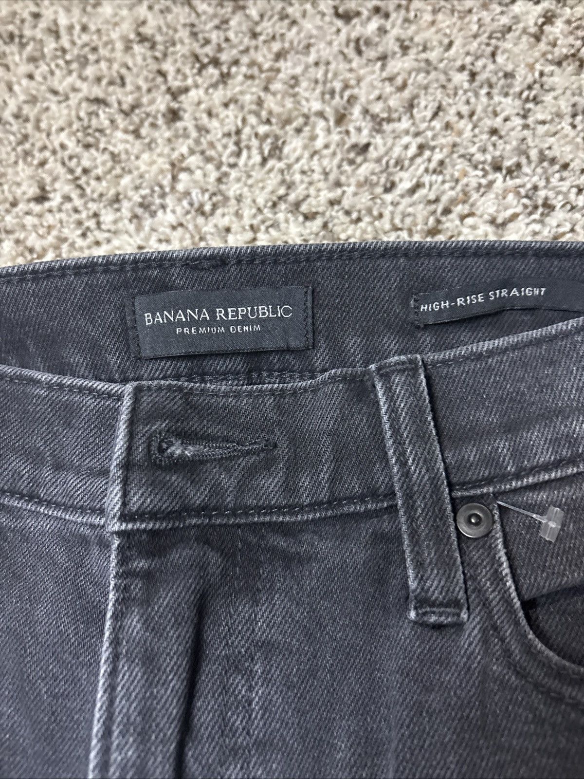 Banana Republic Black Washed Jeans Size US 32 / EU 48 - 3 Thumbnail