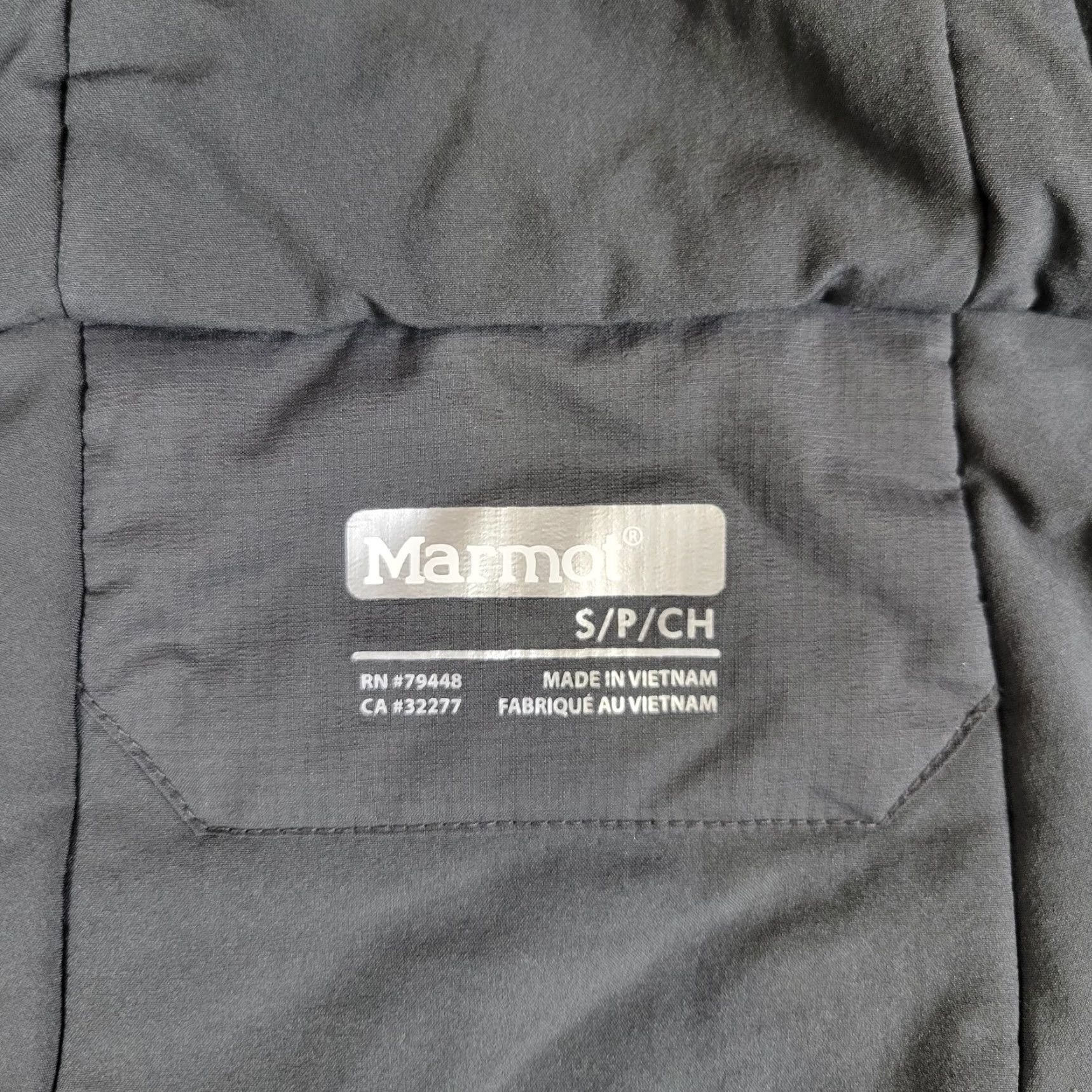 Marmot Marmot Puffer Jacket Men Gray Full Zip Hooded Insulated Pockets Ripstop Style: Jacket Casual Fall Winter Size US S / EU 44-46 / 1 - 4 Thumbnail