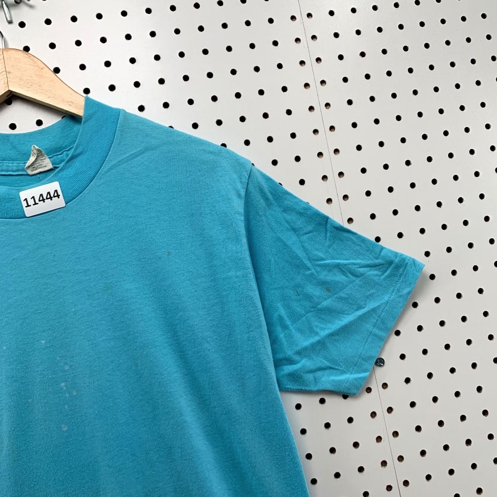 Vintage VINTAGE Sky Blue Shirt Mens M 80s USA Lexington Single Stitch T-Shirt Varsity Cotton Polyester Blue 18x30.5 Men Size US M / EU 48-50 / 2 - 3 Thumbnail