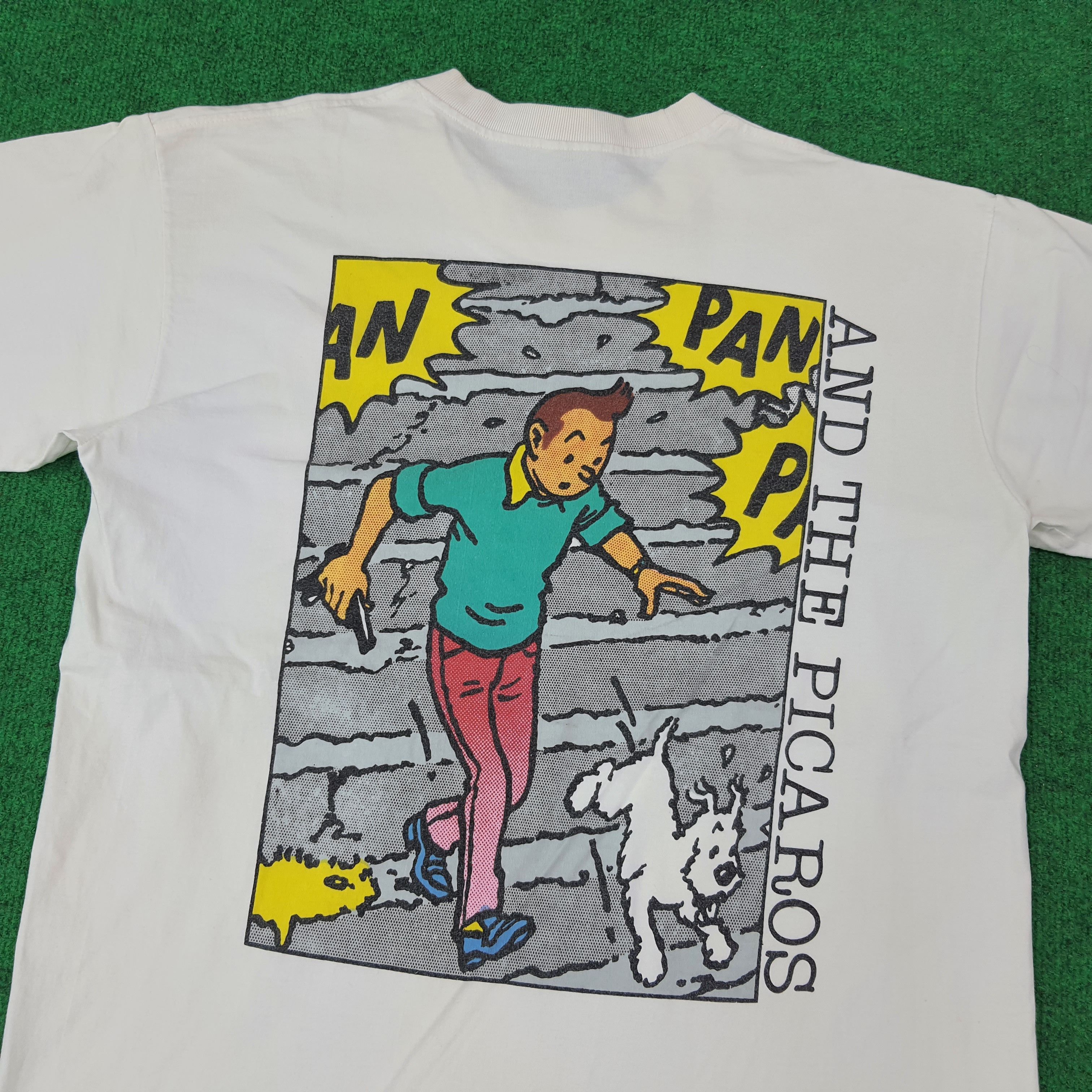 Vintage Vintage Adventure of TinTin and the Picaros Tshirt C249N73 Size US M / EU 48-50 / 2 - 2 Thumbnail