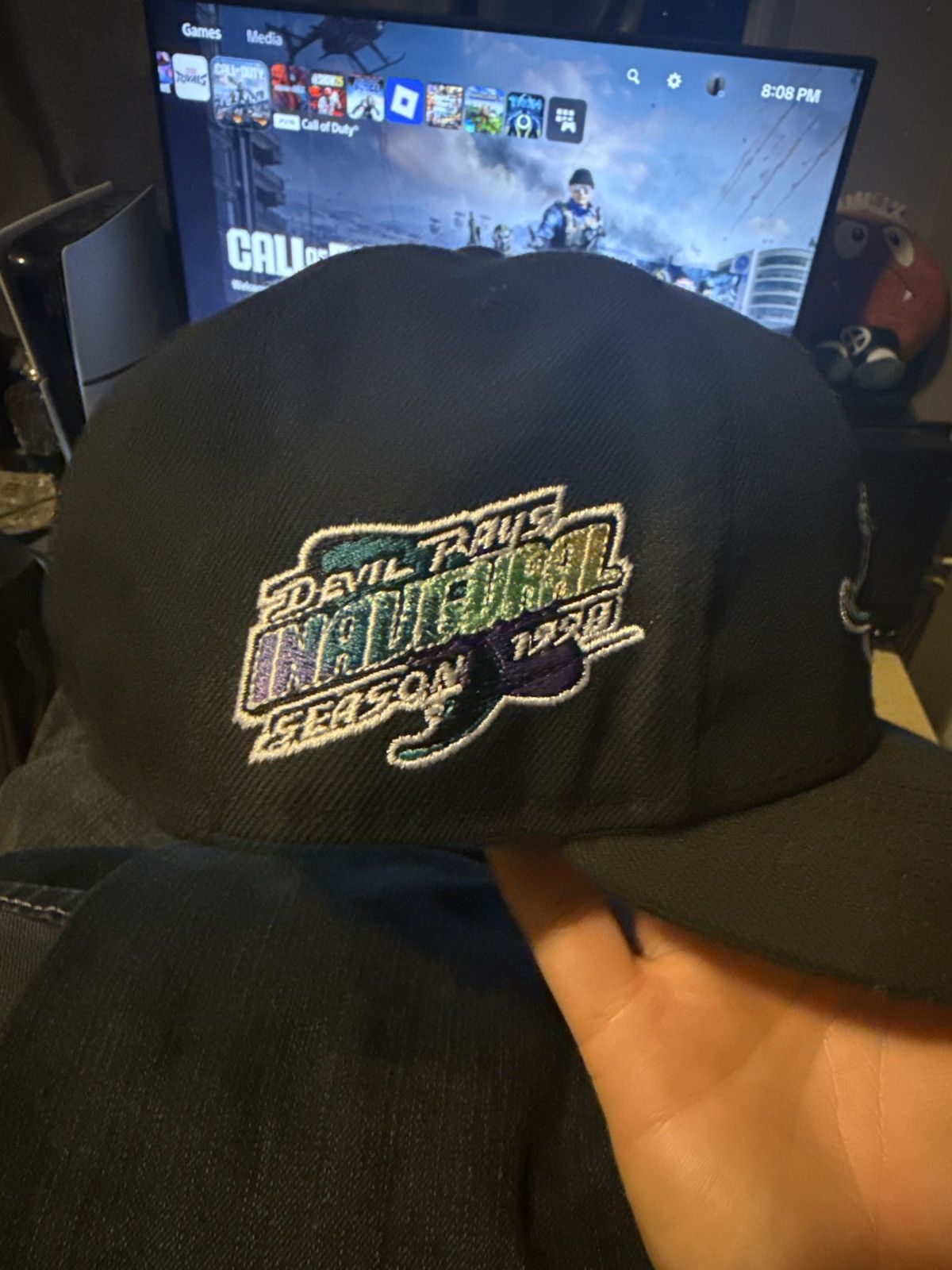Hat Club × New Era New Era Devil Rays hat 7 1/8 Size ONE SIZE - 2 Thumbnail
