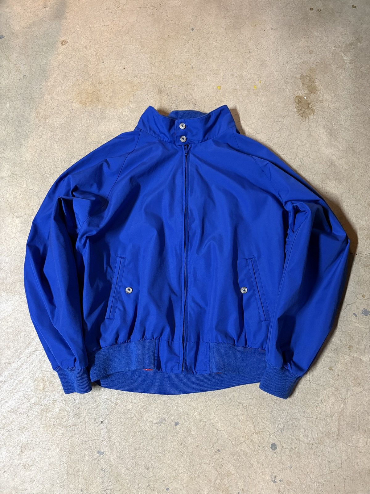 Lands' End Vintage 90s Lands End Bomber Jacket Blue Size XL Size US XL / EU 56 / 4 - 1 Thumbnail