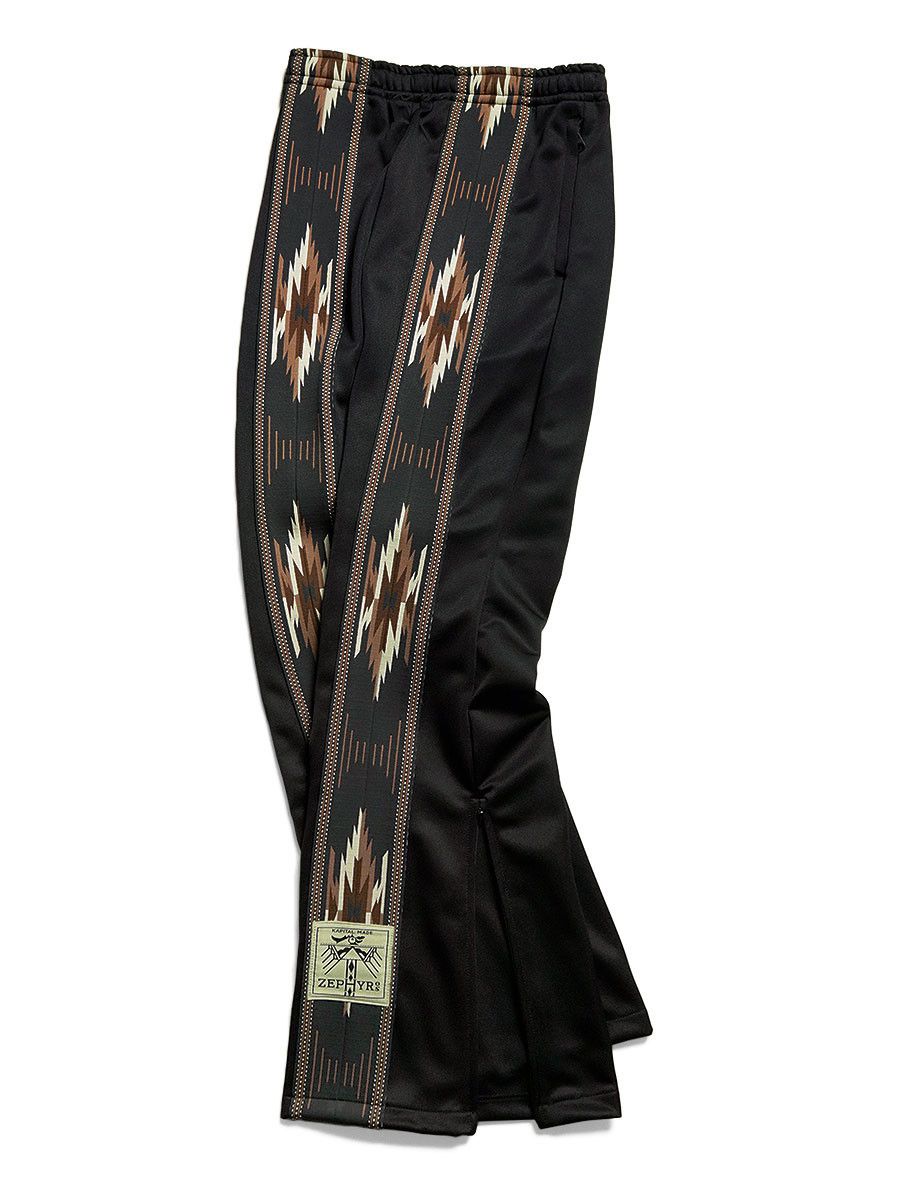 Kapital KAPITAL smooth jersey KOCHI & ZEPHYR track pants new black Size US 34 / EU 50 - 6 Thumbnail