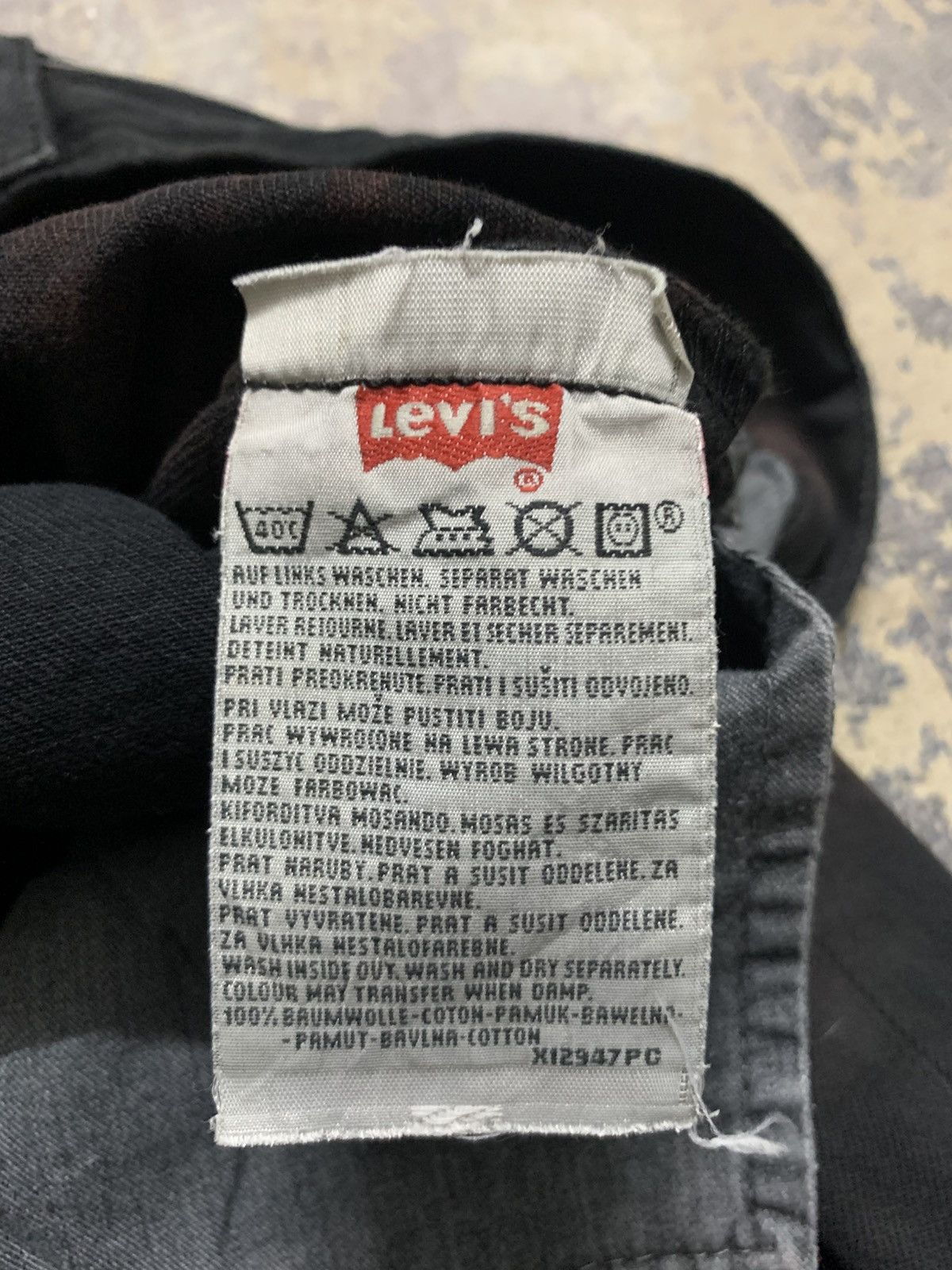 Levi's Vintage Levi’s 501 Acid Wash Black Jeans W32x34.5 Size US 32 / EU 48 - 14 Thumbnail