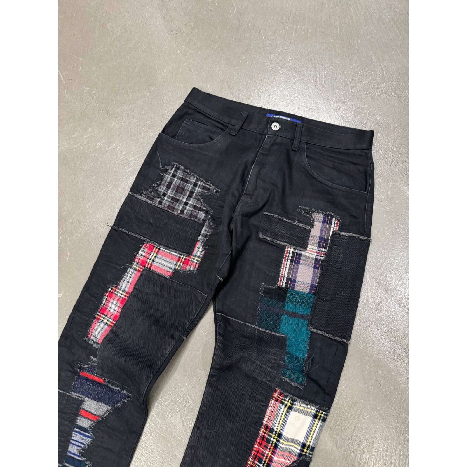 2014 Junya Watanabe Comme Des Garçons patchwork jeans