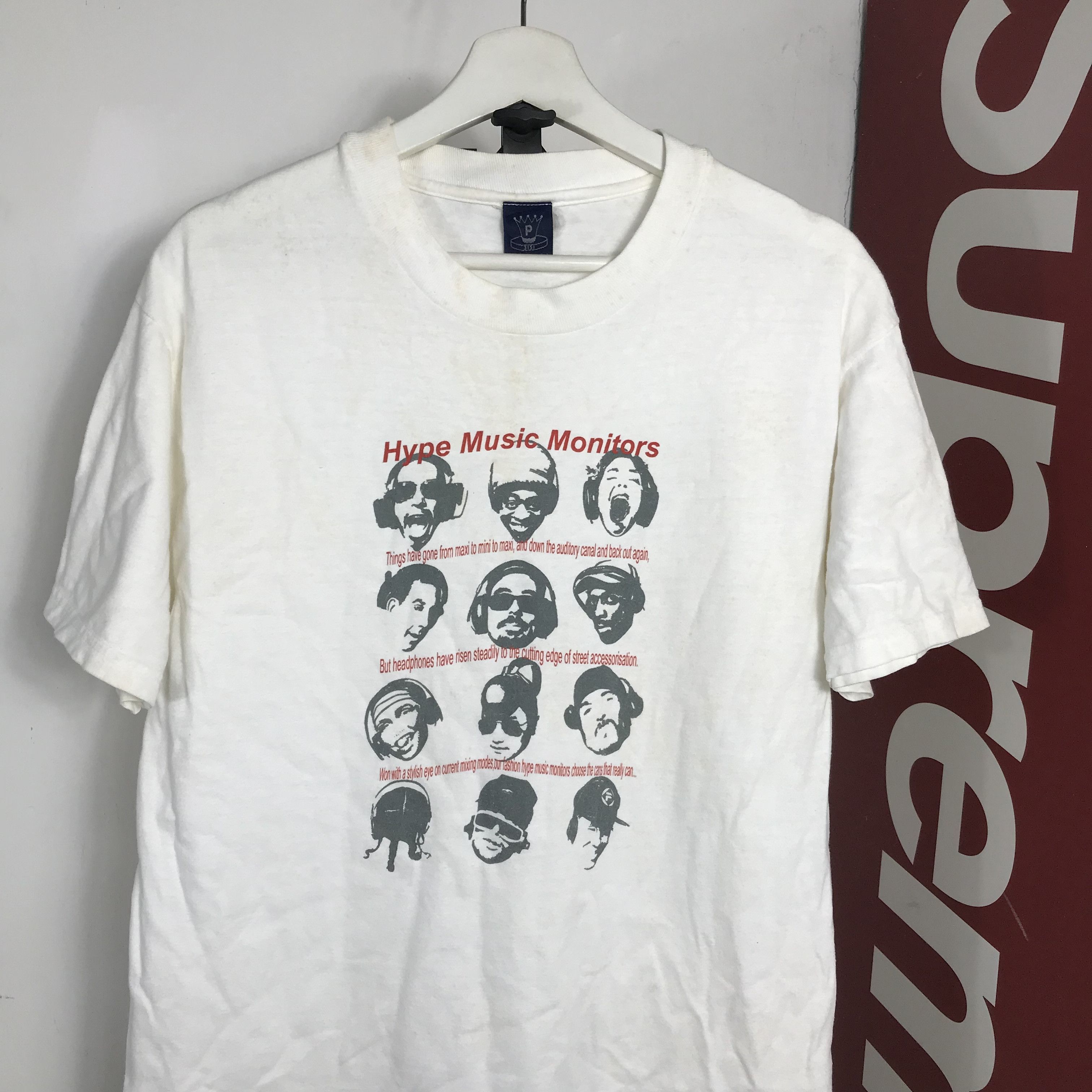 Vintage 90s Hype Music Monitors Music Instrument Band Shirts Size US M / EU 48-50 / 2 - 2 Thumbnail
