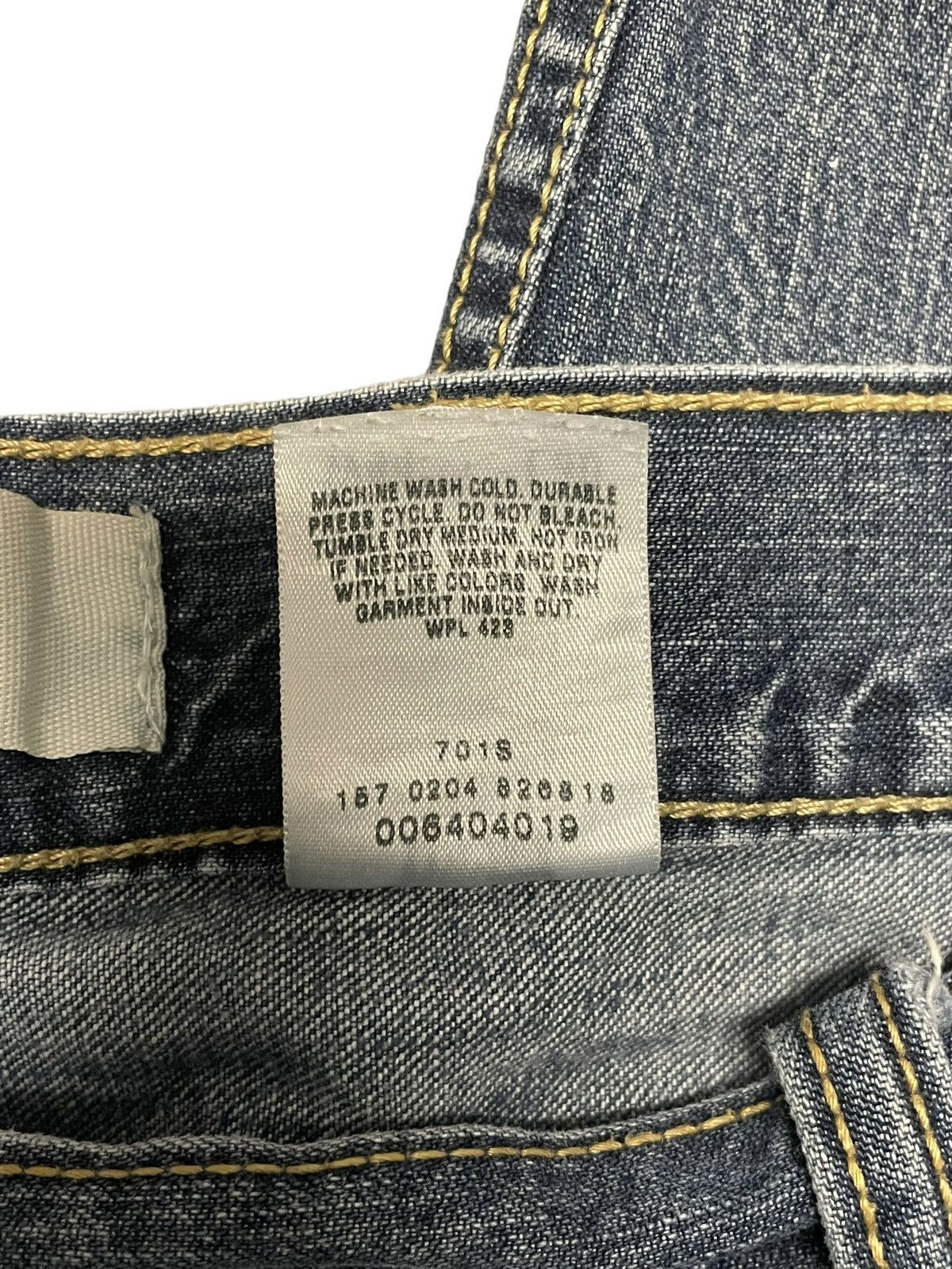 Levi's × Vintage Levis Y2K Baggy Carpenter Jeans 40x30 Size US 40 / EU 56 - 10 Thumbnail