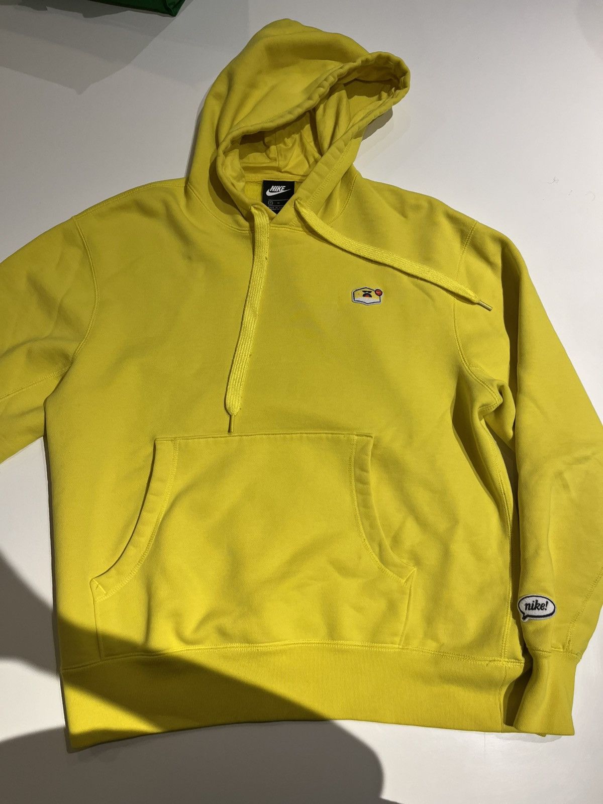 Nike Nike Yellow Hoodie Size M Size US M / EU 48-50 / 2 - 1 Thumbnail