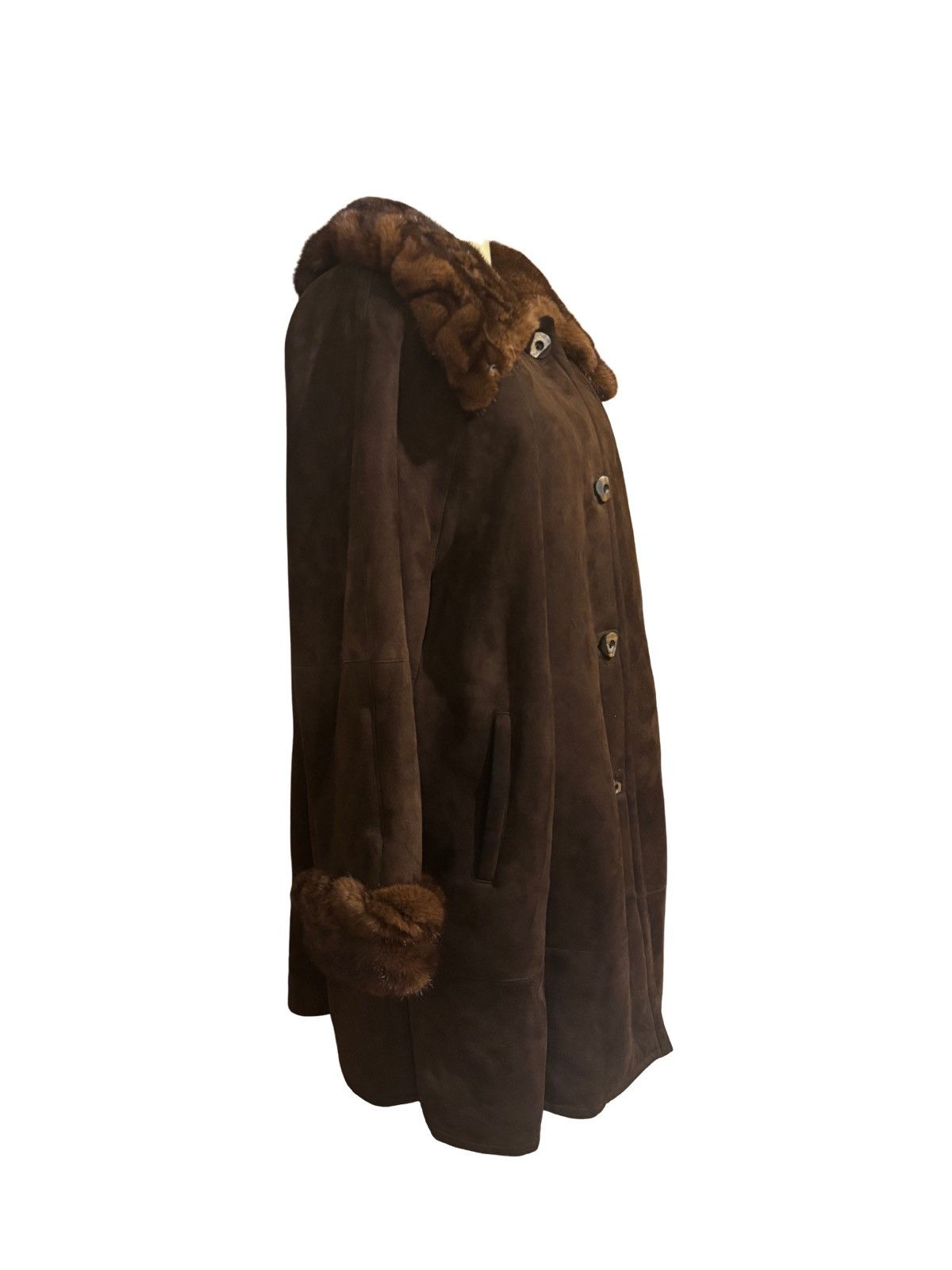 Other Women’s rich brown Winter Coat.wc0029 Size M / US 6-8 / IT 42-44 - 6 Thumbnail