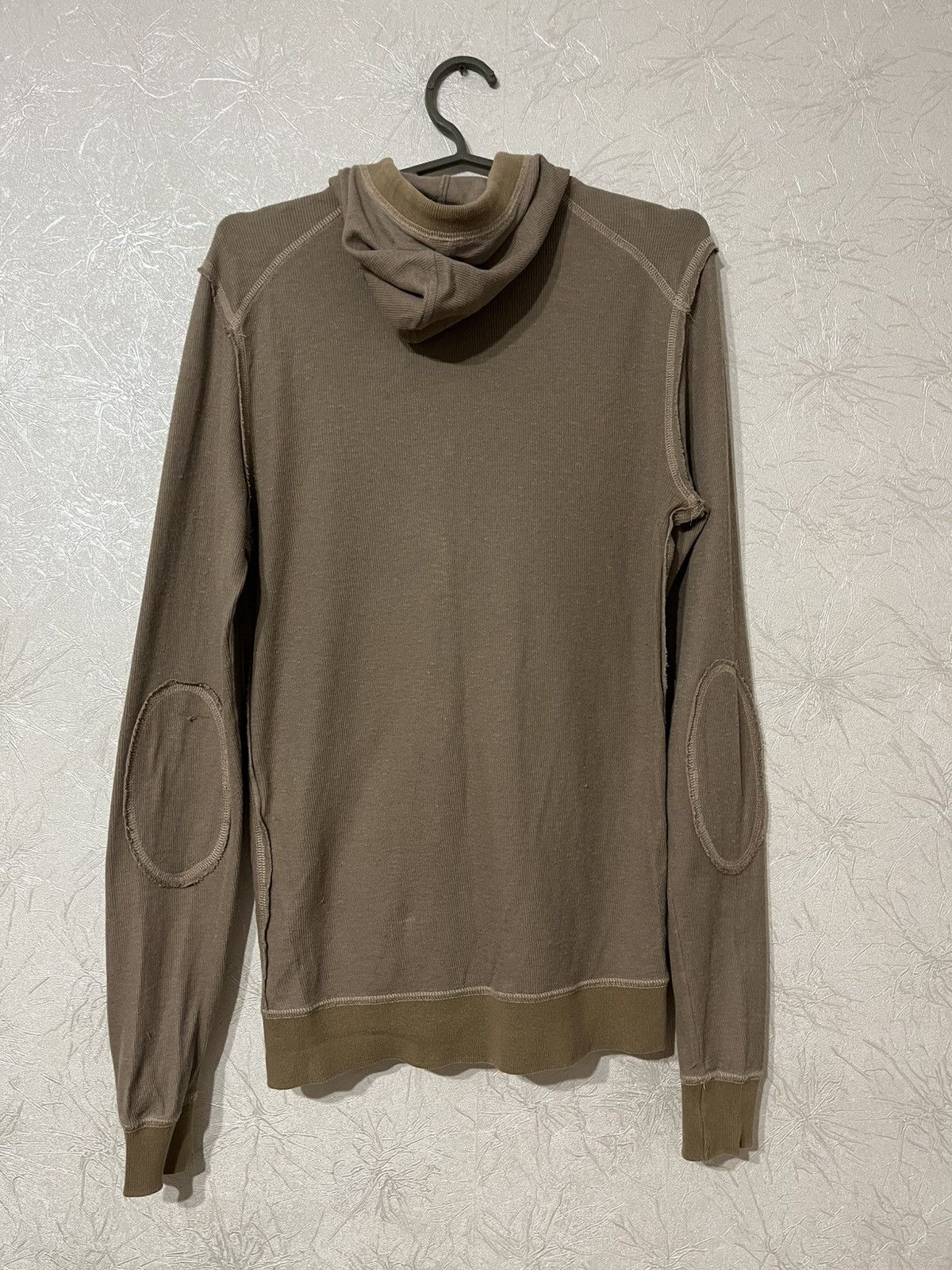 Dolce & Gabbana Dolce&Gabbana Avant Garde Beige Distressed Zip Hoodie Y2K Size US M / EU 48-50 / 2 - 7 Thumbnail